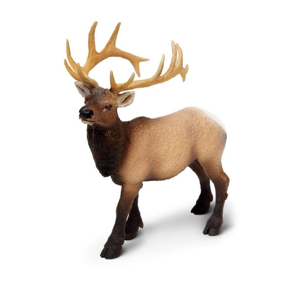 Safari Ltd. - Elk Bull Kids Toy Figure