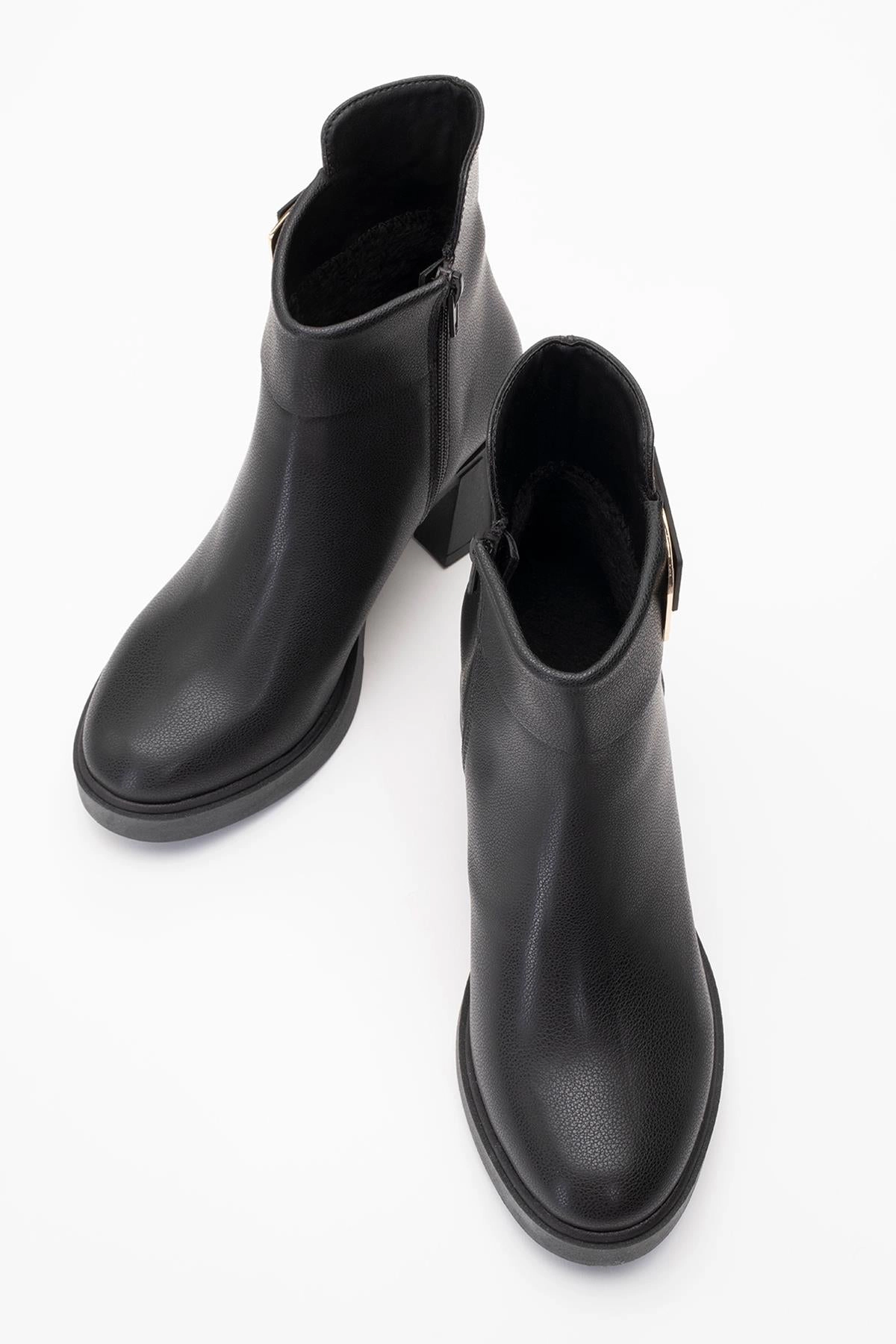 Prologue Shoes Womens Rashe Block Heel Zip Boot