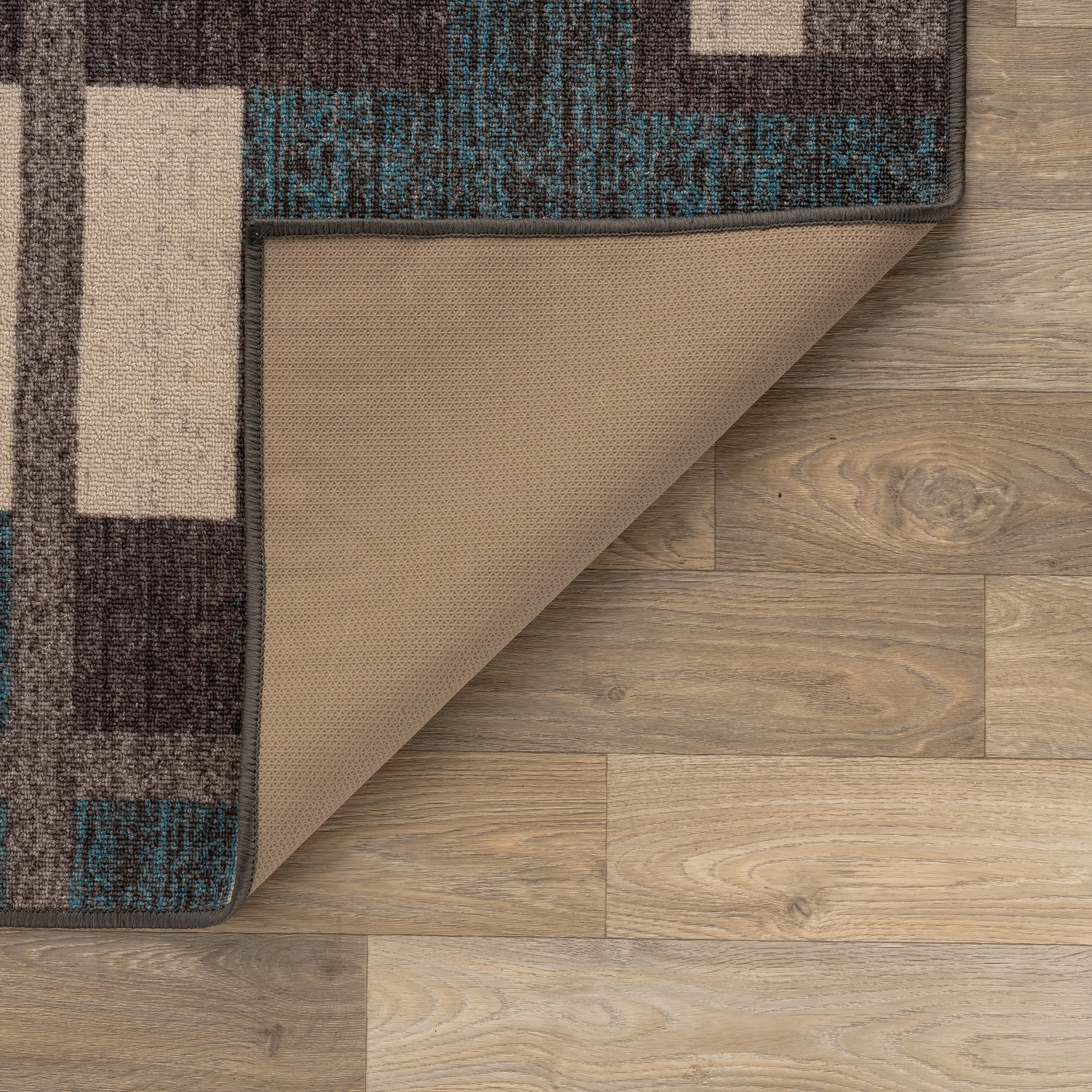 World Rug Gallery Contemporary Geometric Power Loomed Indoor Area Rug, Vibrant Ruby Abstract