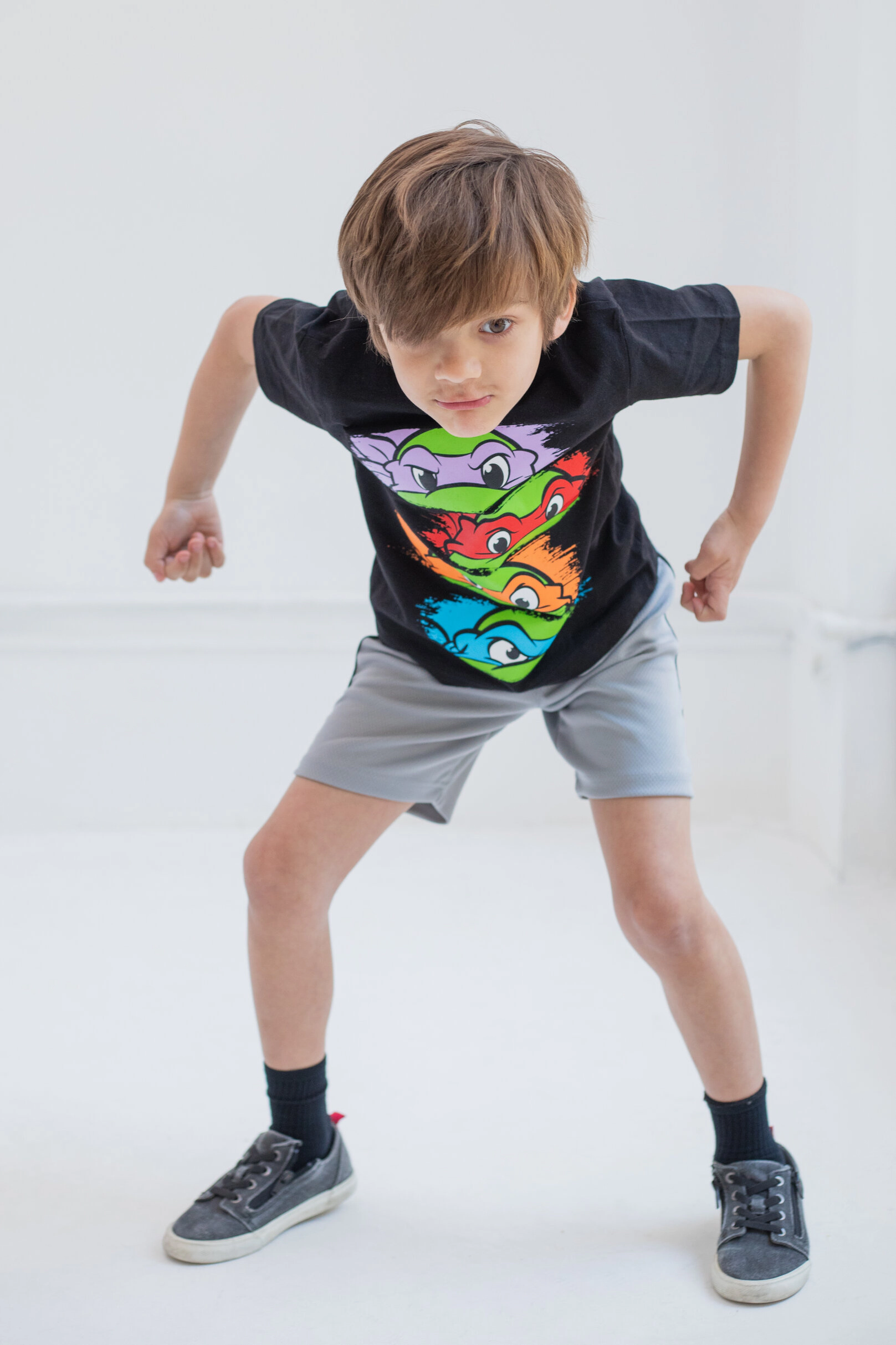 Nickelodeon Teenage Mutant Ninja Turtles Boys' 3-Pack Short Sleeve Graphic T-Shirts