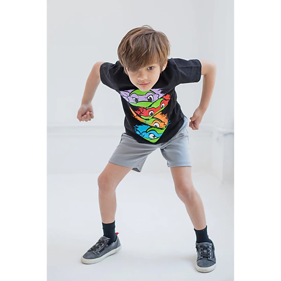 Nickelodeon Teenage Mutant Ninja Turtles Boys' 3-Pack Short Sleeve Graphic T-Shirts