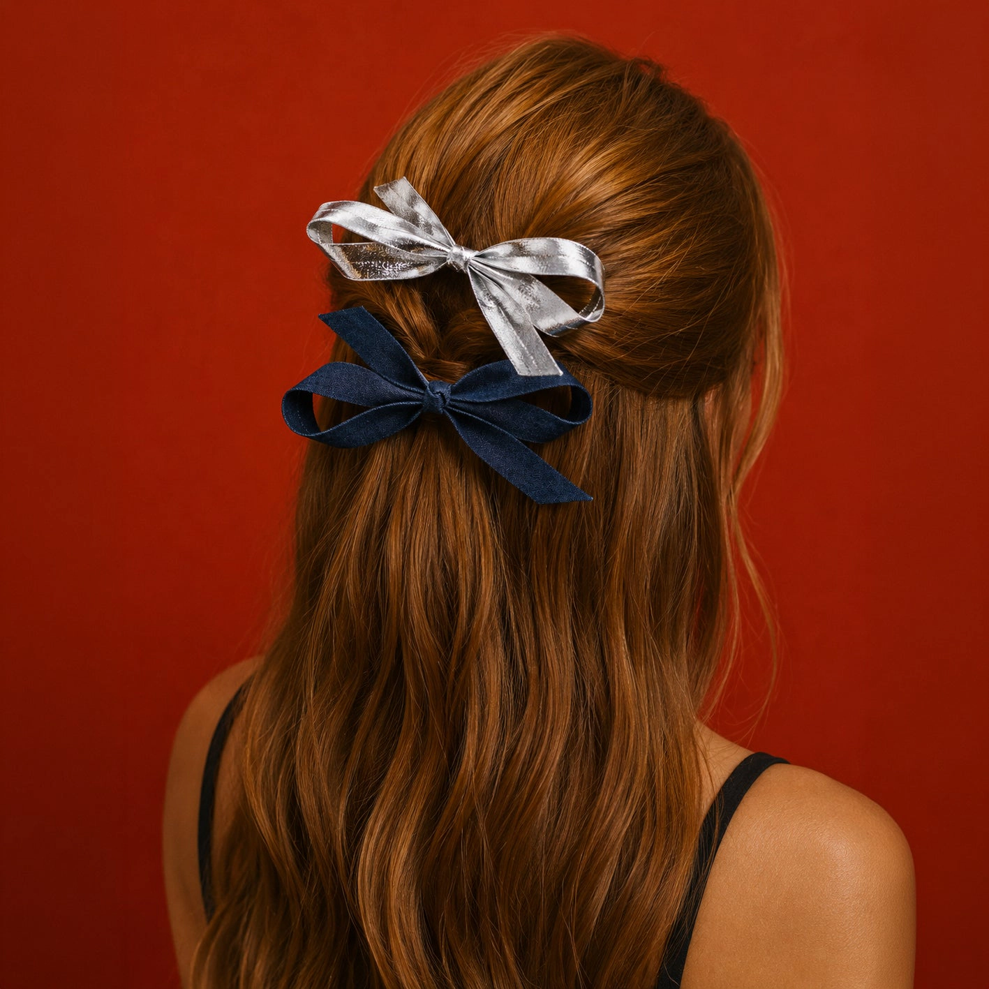 Puttisu Girls 2-Piece Bow Clip Set