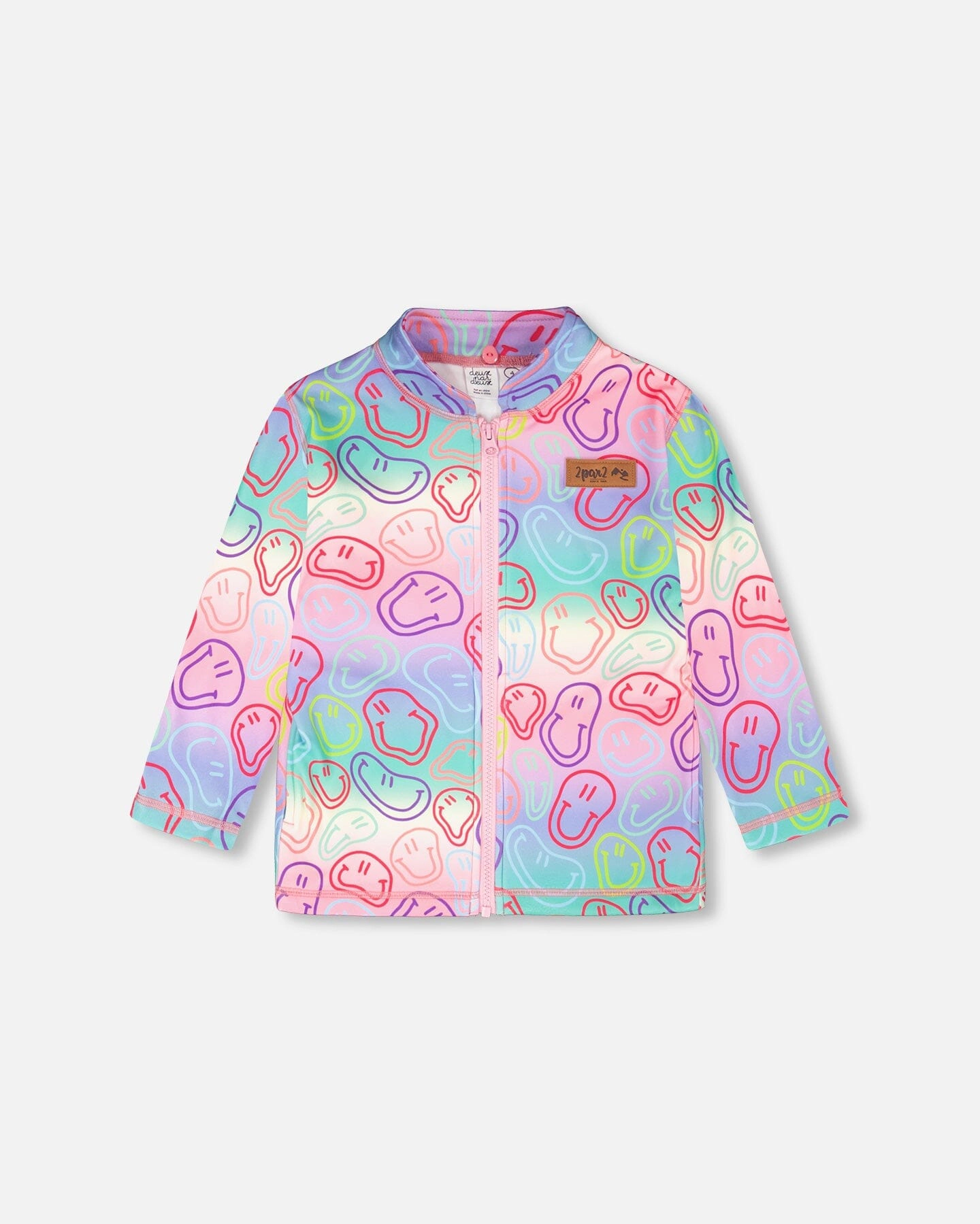 Deux par Deux Girls 3-In-1 Colorblock Jacket with Layer and Pants 2-Piece Mid-Season Outerwear Set