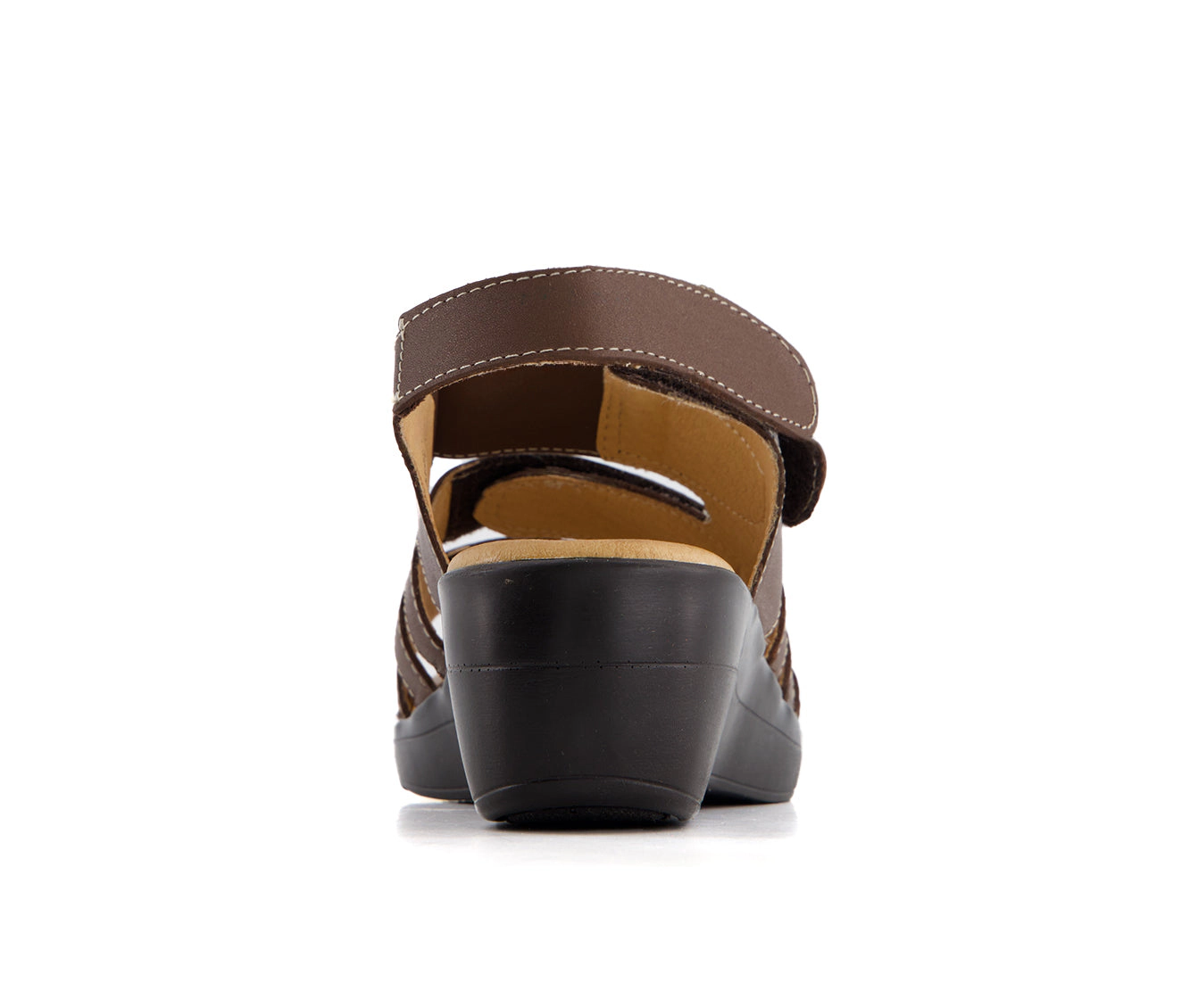 Andrea Womens Premium Comfort Wedge Fisherman Leather Sandals