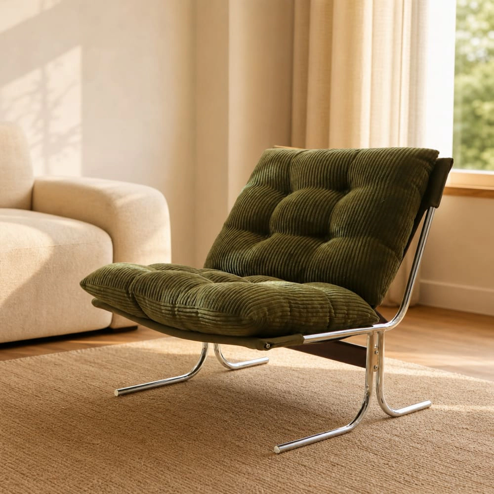 GOODSILO Comfortable Faux Leather Accent Chair