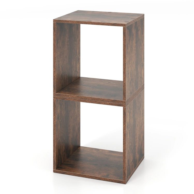 Hivvago Cube Storage Organizer Set of 2 for Living Room Bedroom Study