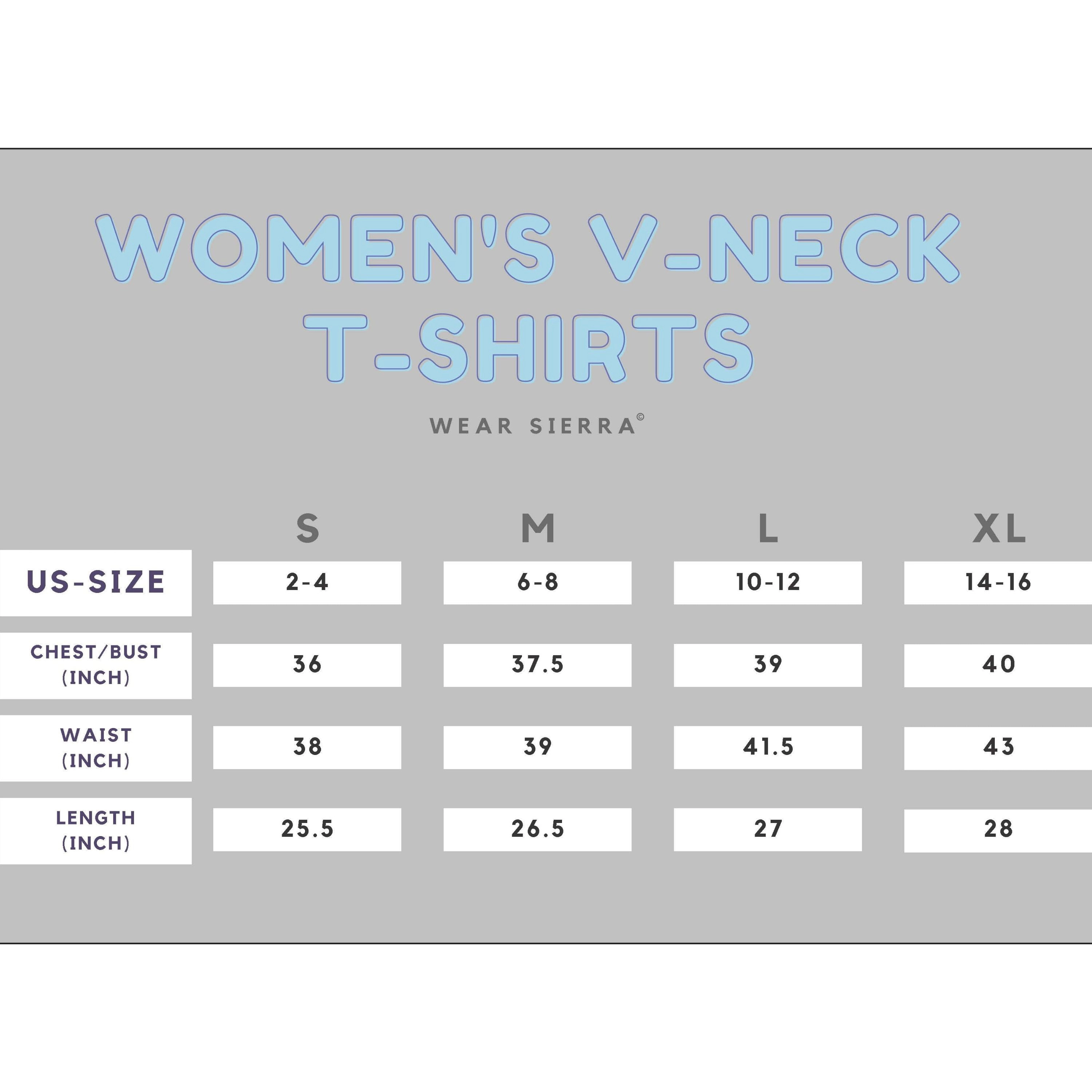 Wear Sierra Women's V-Neck Short Sleeve T-Shirts
