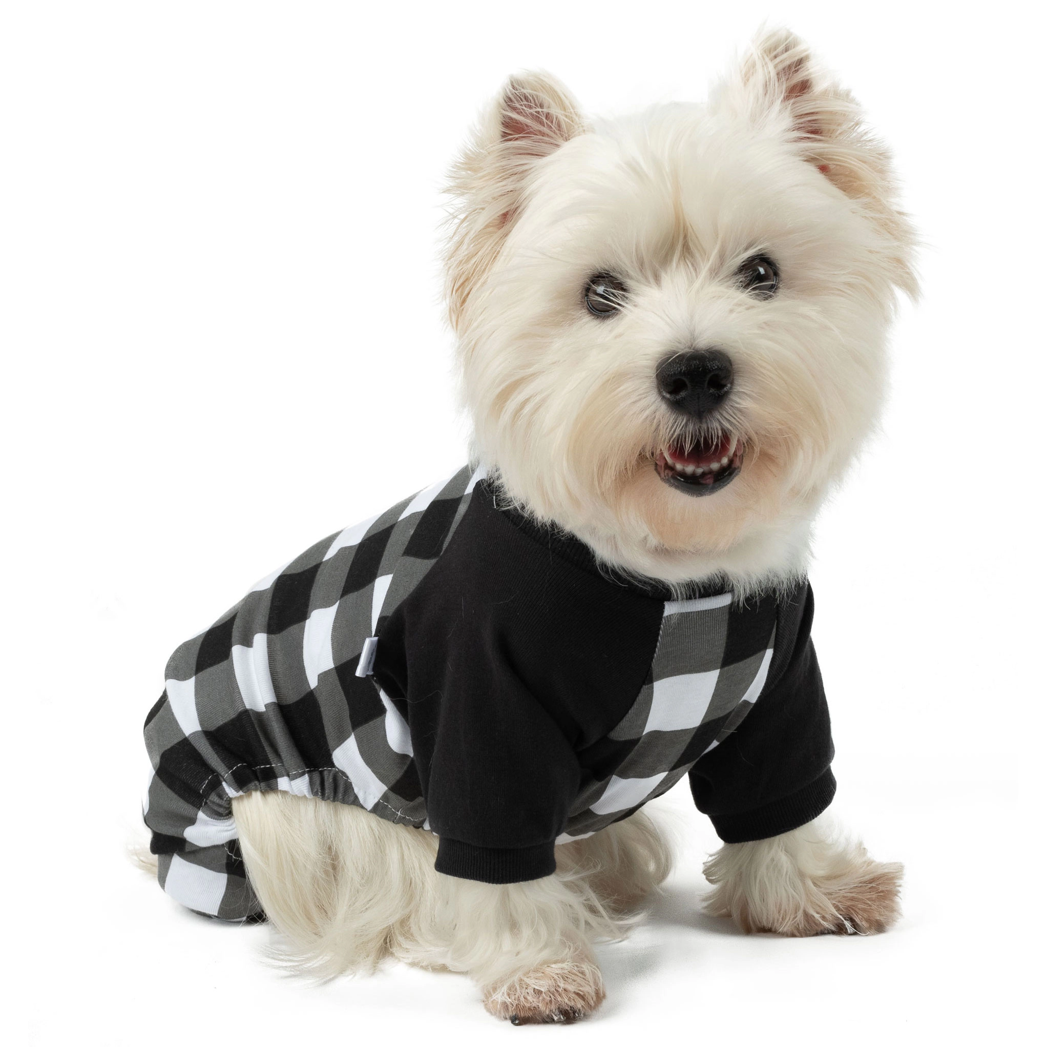 Leveret Dog Cotton Plaid Holiday Pajamas