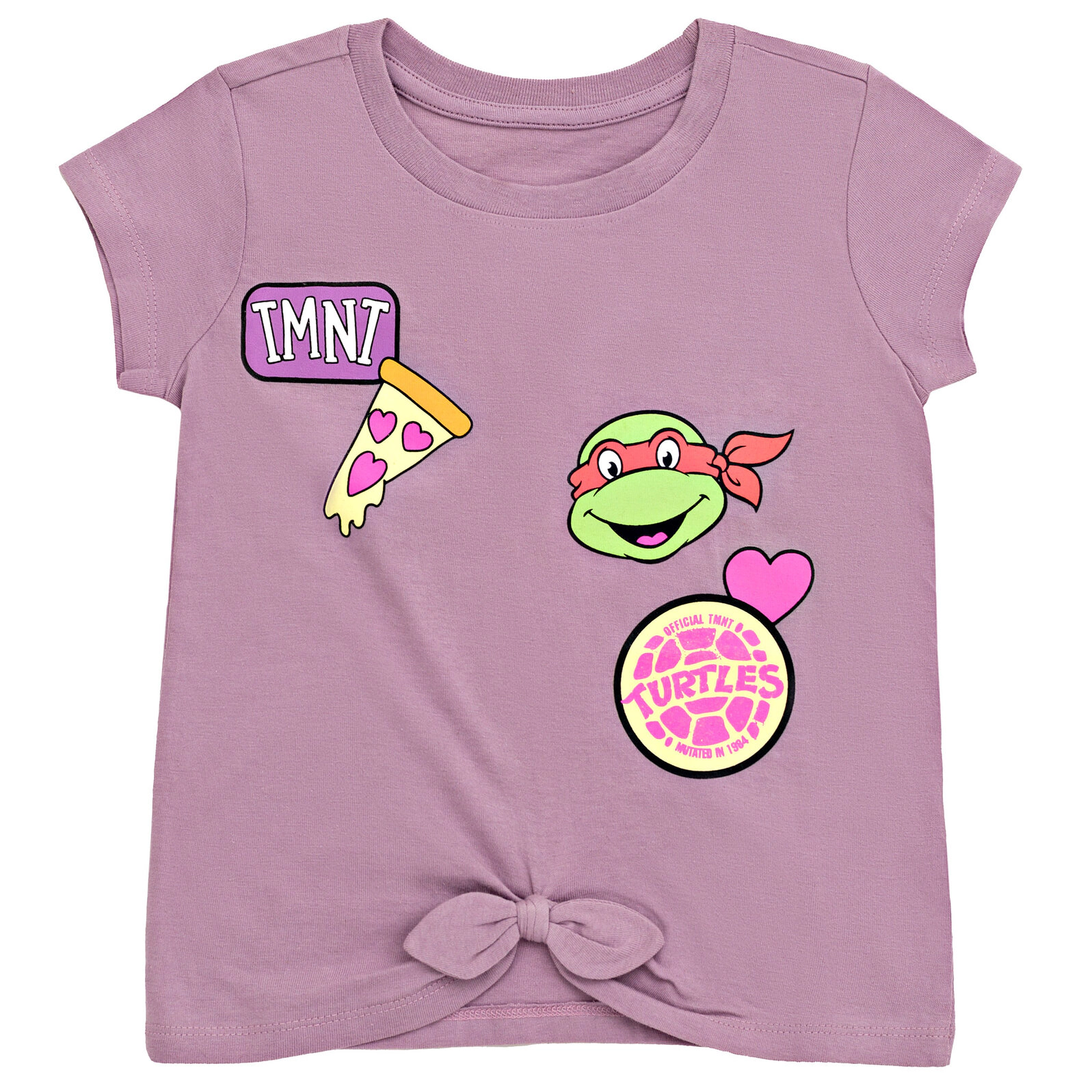 Teenage Mutant Ninja Turtles Girls' 2-Pack Short Sleeve T-Shirts