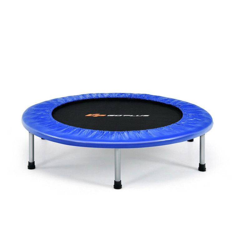 Hivvago 38 Inch Mini Folding Trampoline Portable Leisure Fitness Backboard