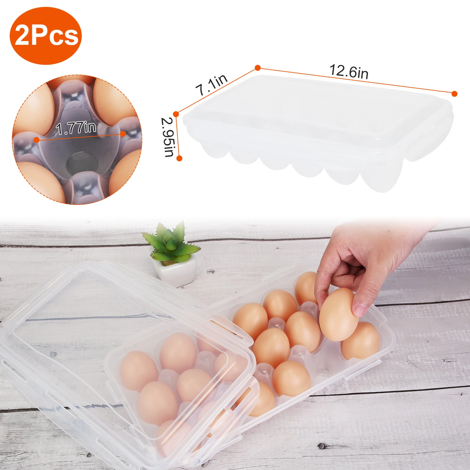 GBruno Stackable Egg Storage Container