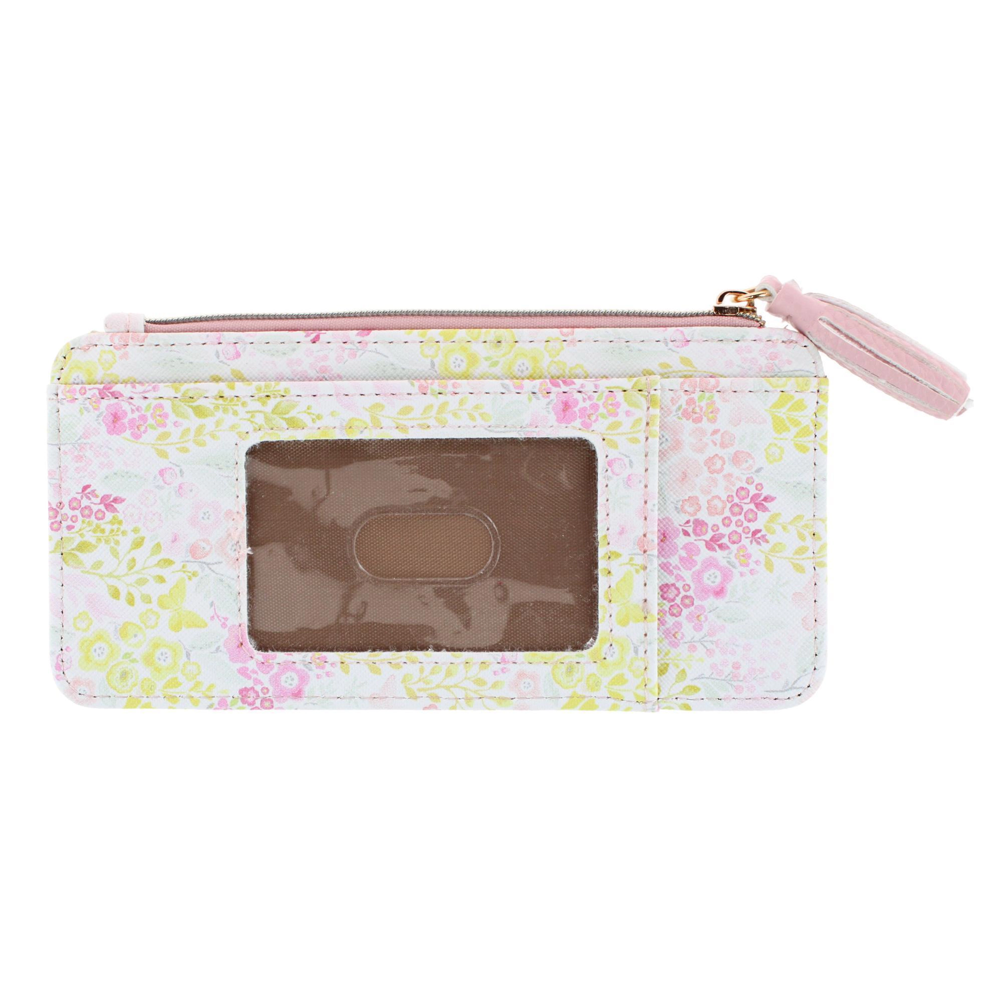 Julia Buxton Women's Vegan Leather Thin Card RFID Organizer Case