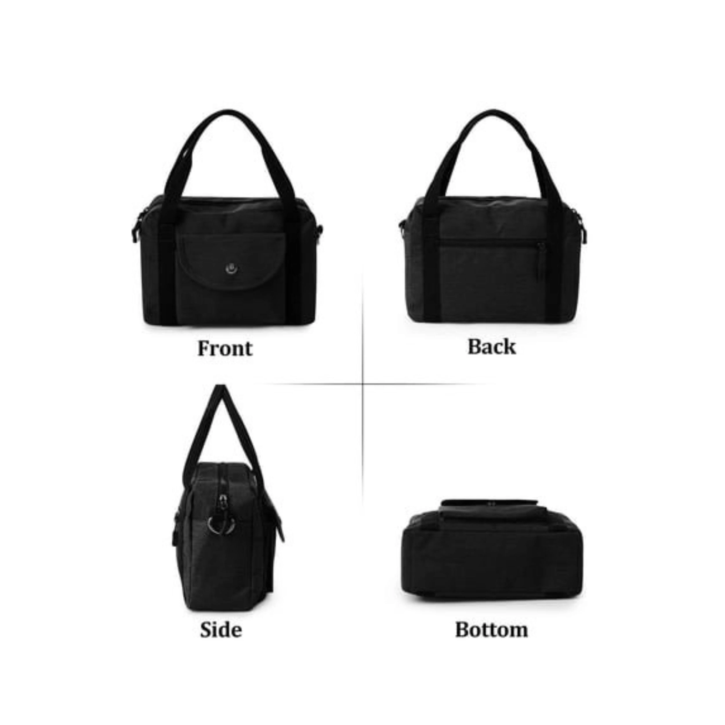 Home Collection Women’s Nylon Crossbody Purse with Anti Theft Pocket