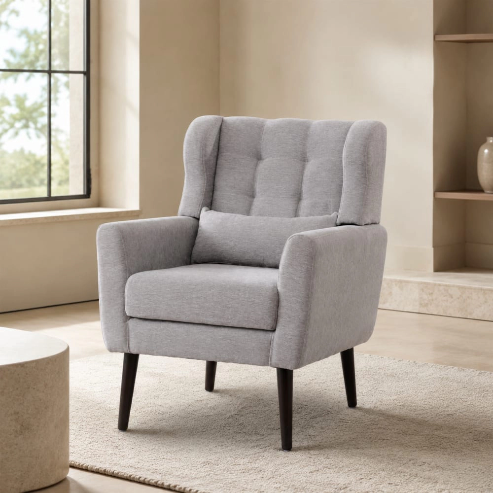 GOODSILO Soft Chenille Accent Chair Versatile Seating