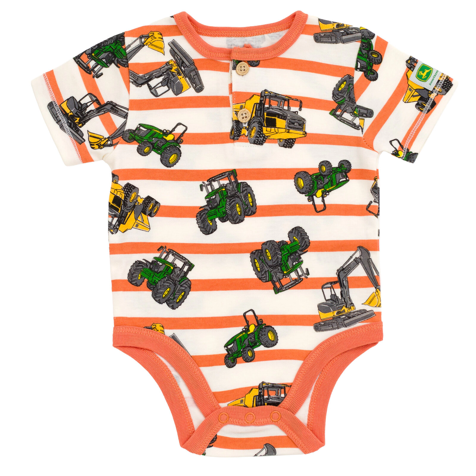 John Deere Baby 5-Pack Short Sleeve Bodysuits