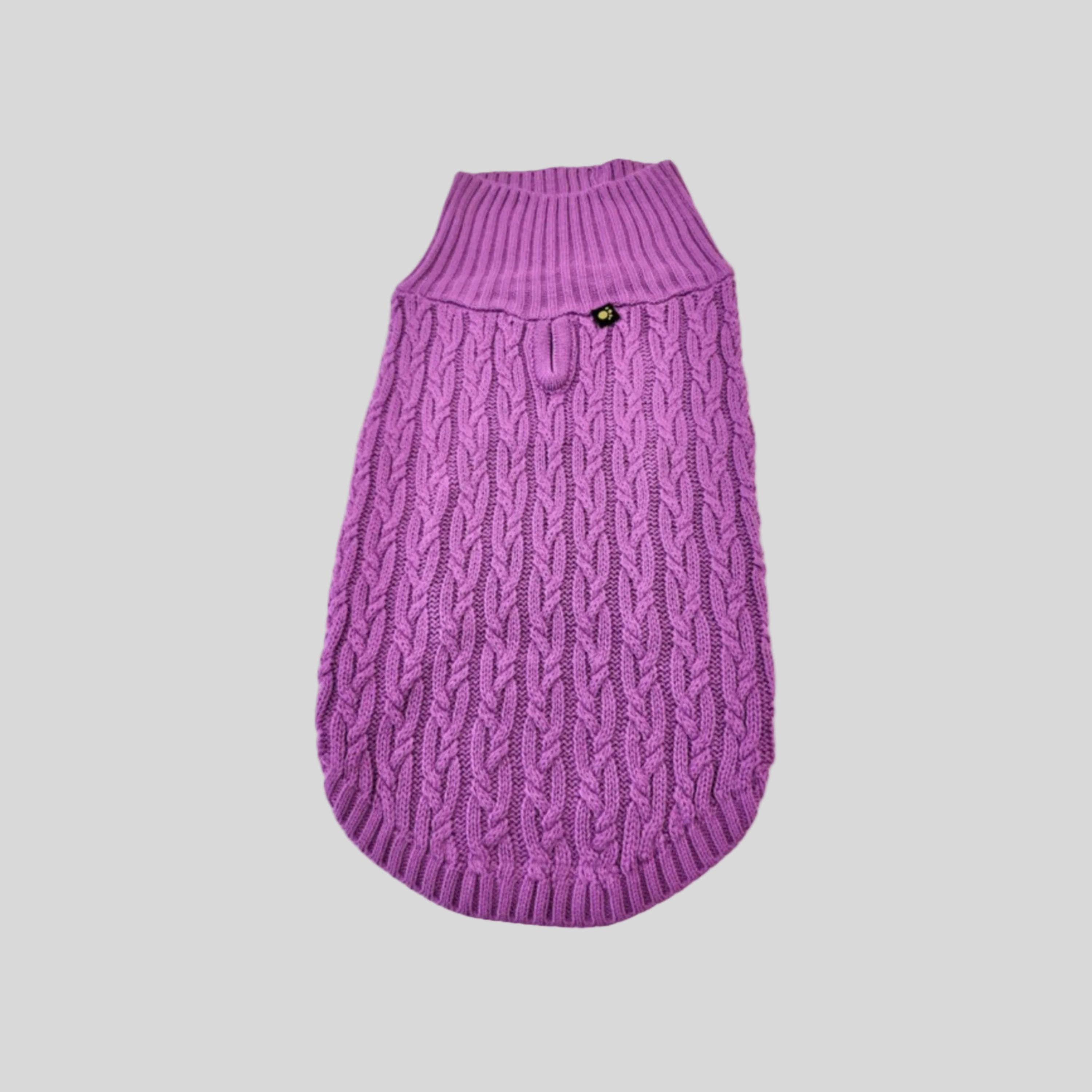 Wear Sierra Dog and Cat Colorful Knitted Turtleneck Sweater