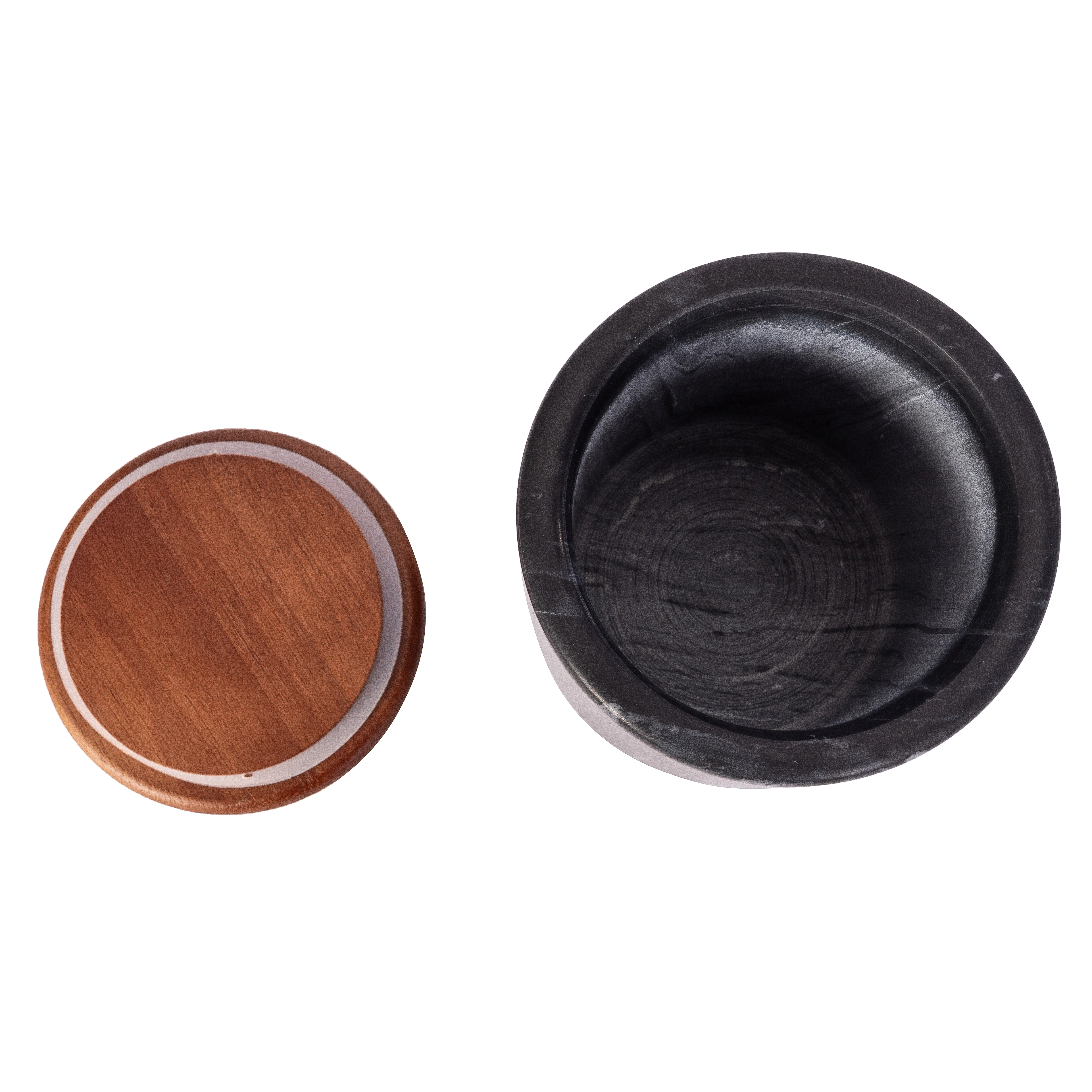 Saboga Home™ Storage Canister with Sealed Wood Top