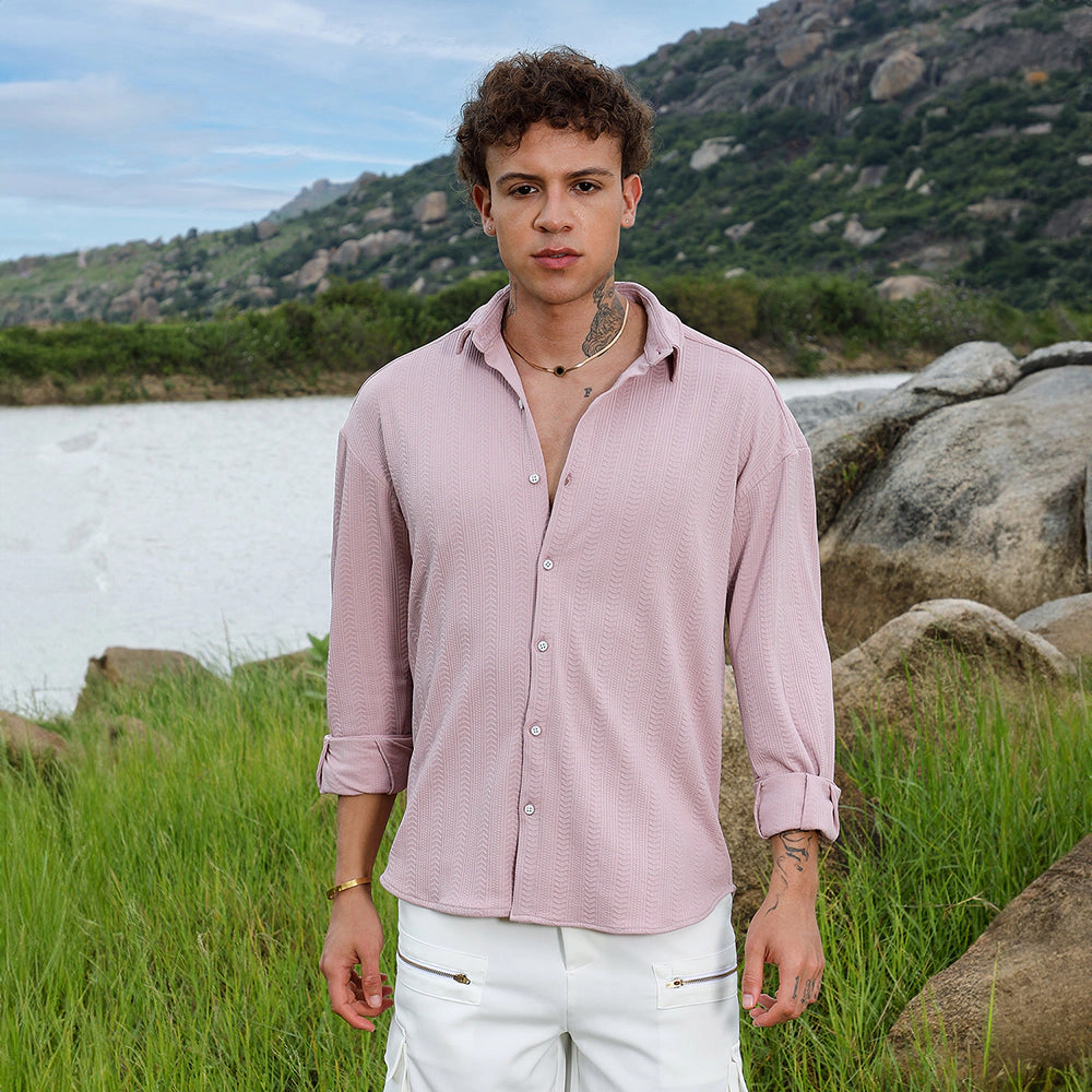Spear-Textured Shirt