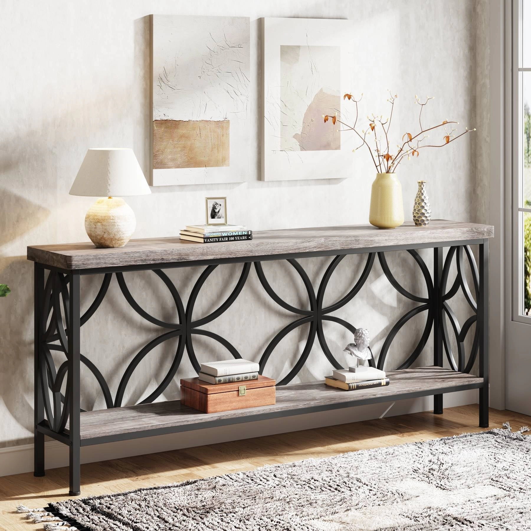 Tribesigns 2-Tier Console Table