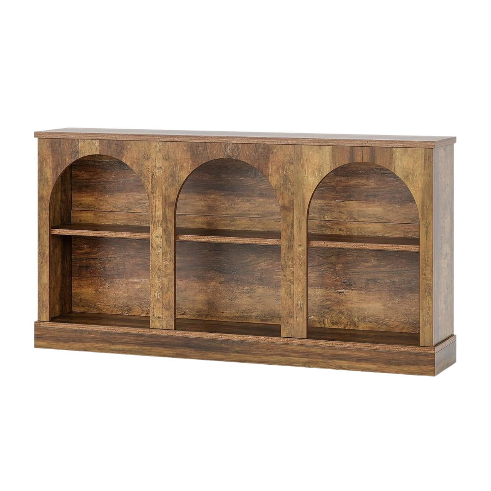 Tribesigns 63" Console Table, Farmhouse Entryway Table with 3 Tier Storage