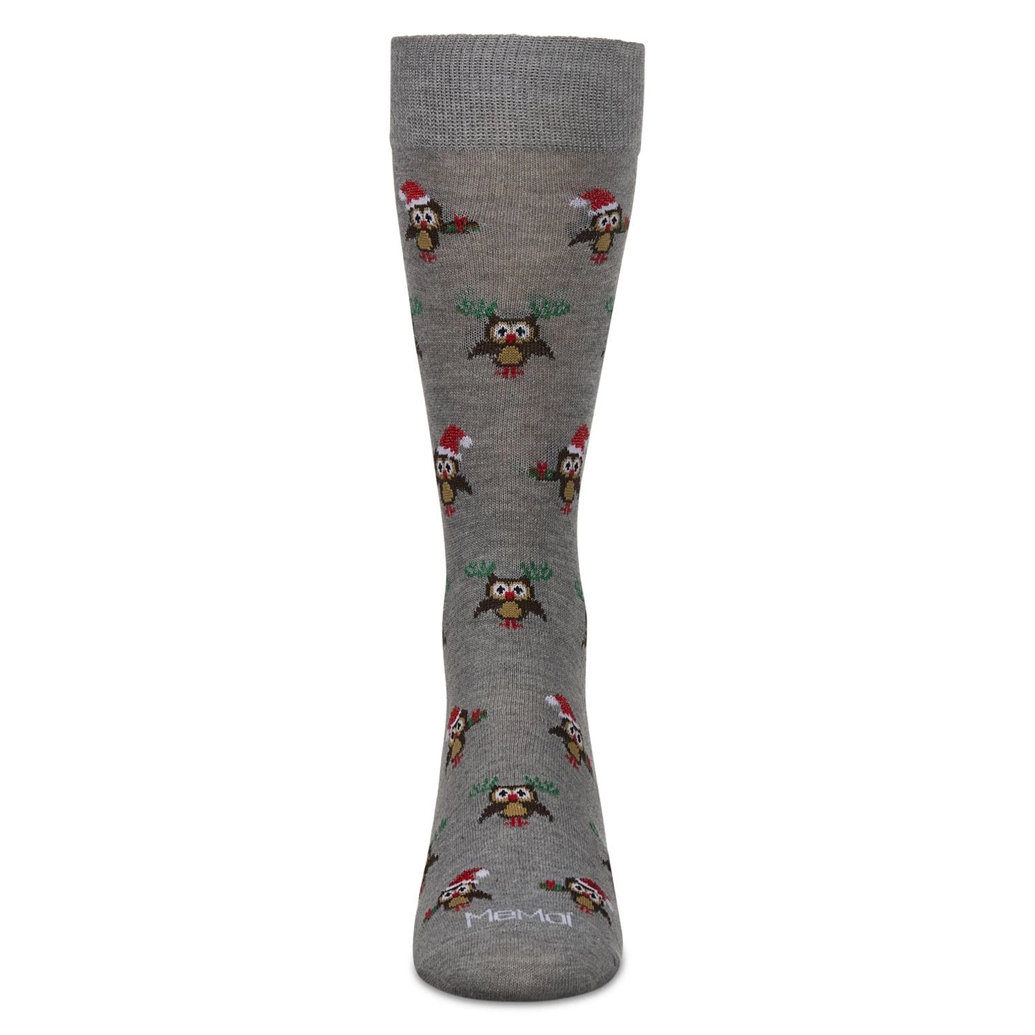 MeMoi Men's "Owl" Graphics Holiday Novelty Crew Socks