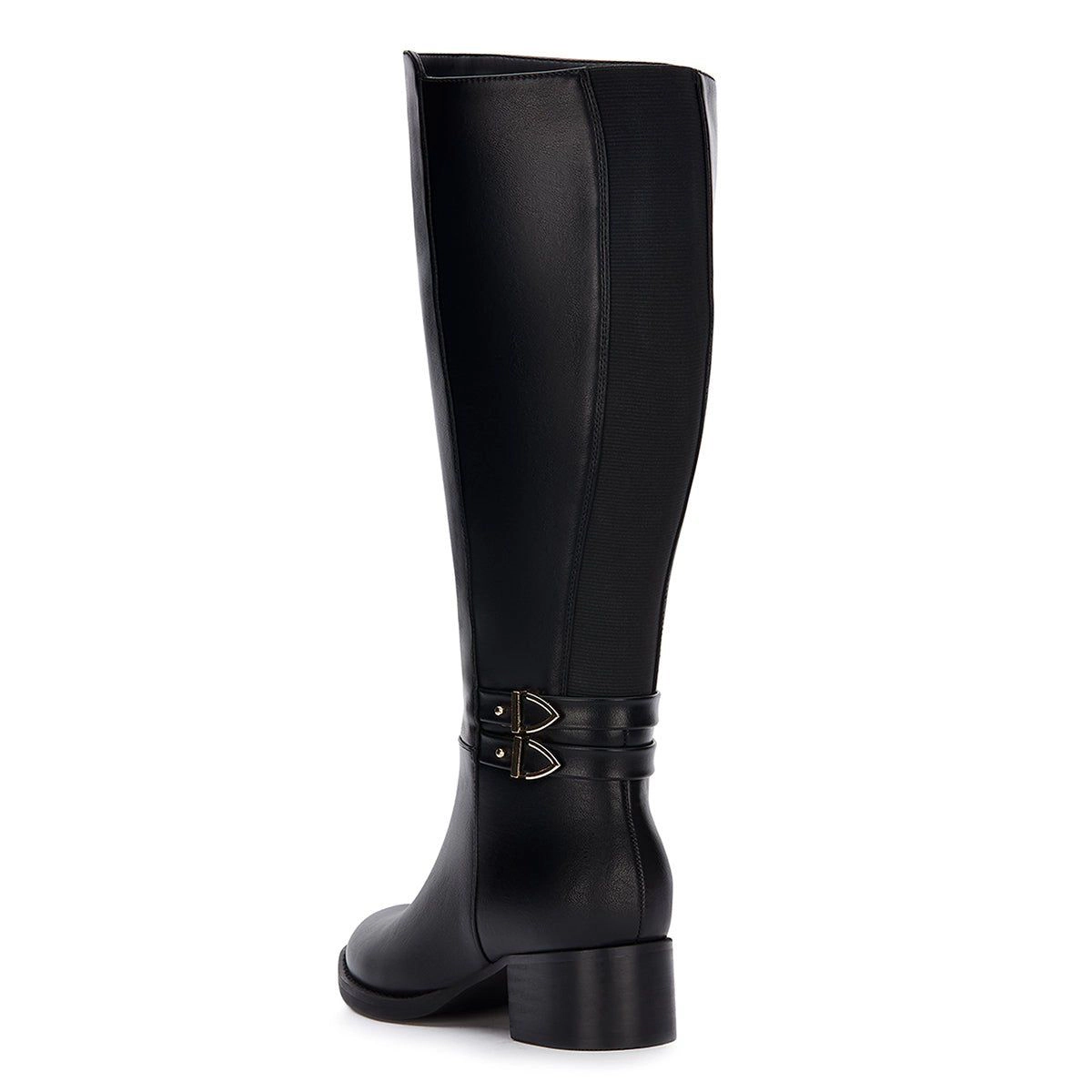 Andrea Tall Riding Boots With Elastic On Shaft