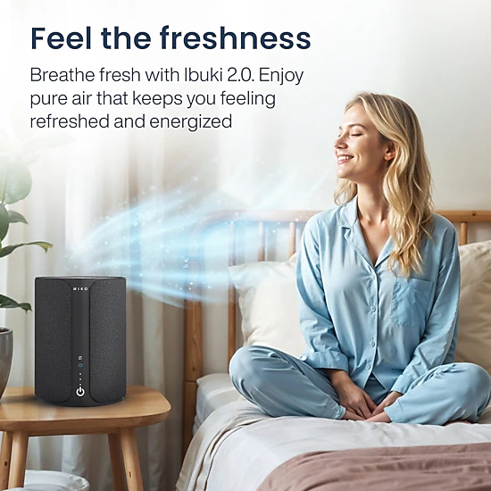 Miko Ibuki 2.0 Smart Home Air Purifier with App Control & Oil Diffuser 1500 sqft
