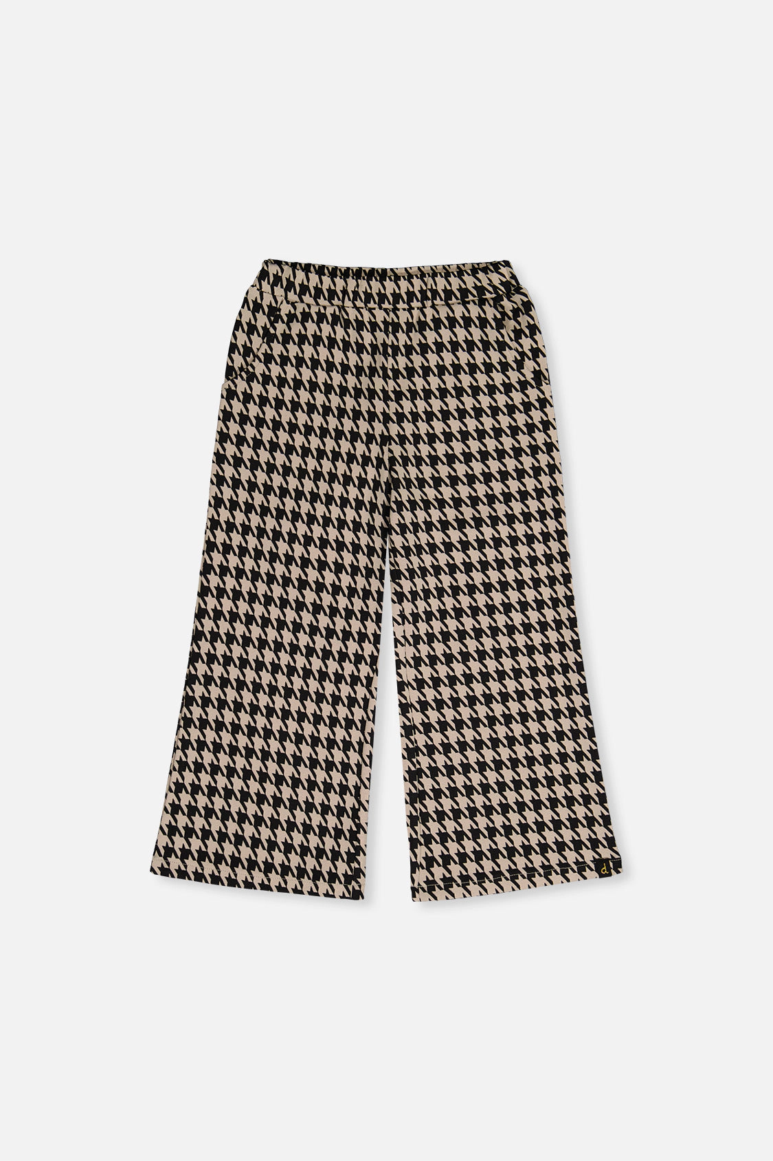 Deux par Girls Houndstooth Wide-Leg Flare Pants