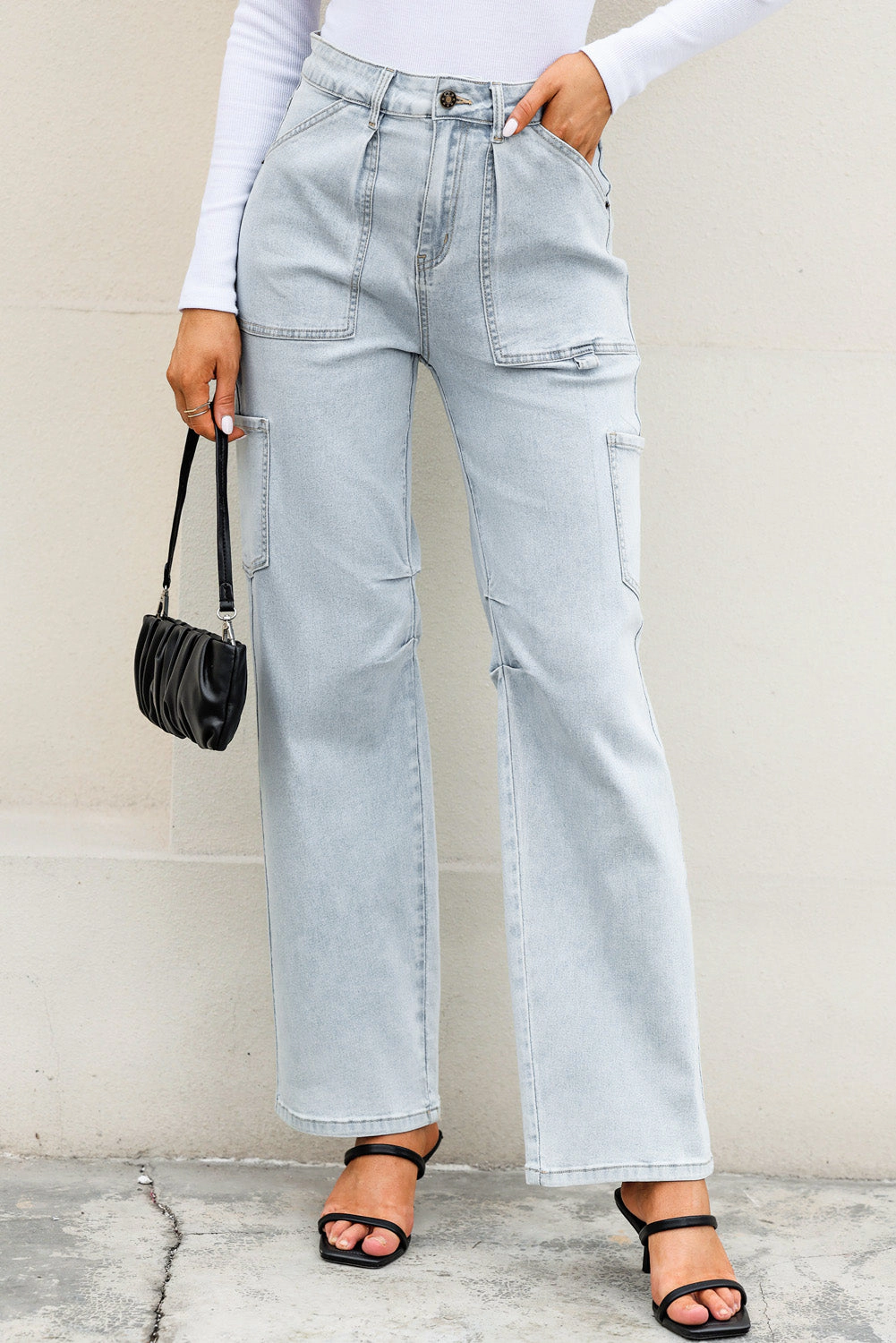 Threaded Pear Women's Jazlyn Street Fashion Shift Jeans