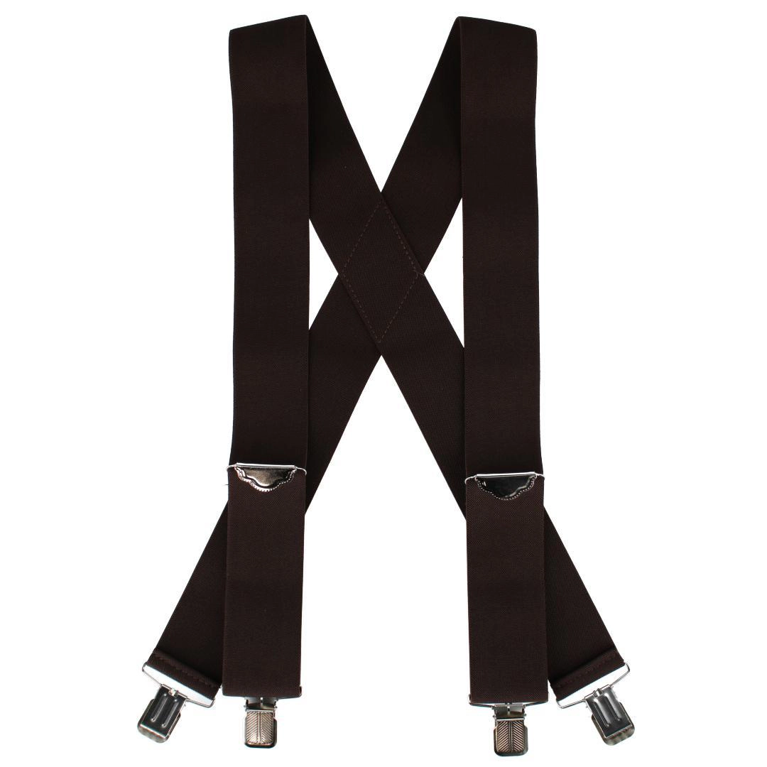 Welch Men's 2 Inch Wide X-Back Casual Clip-End Suspender