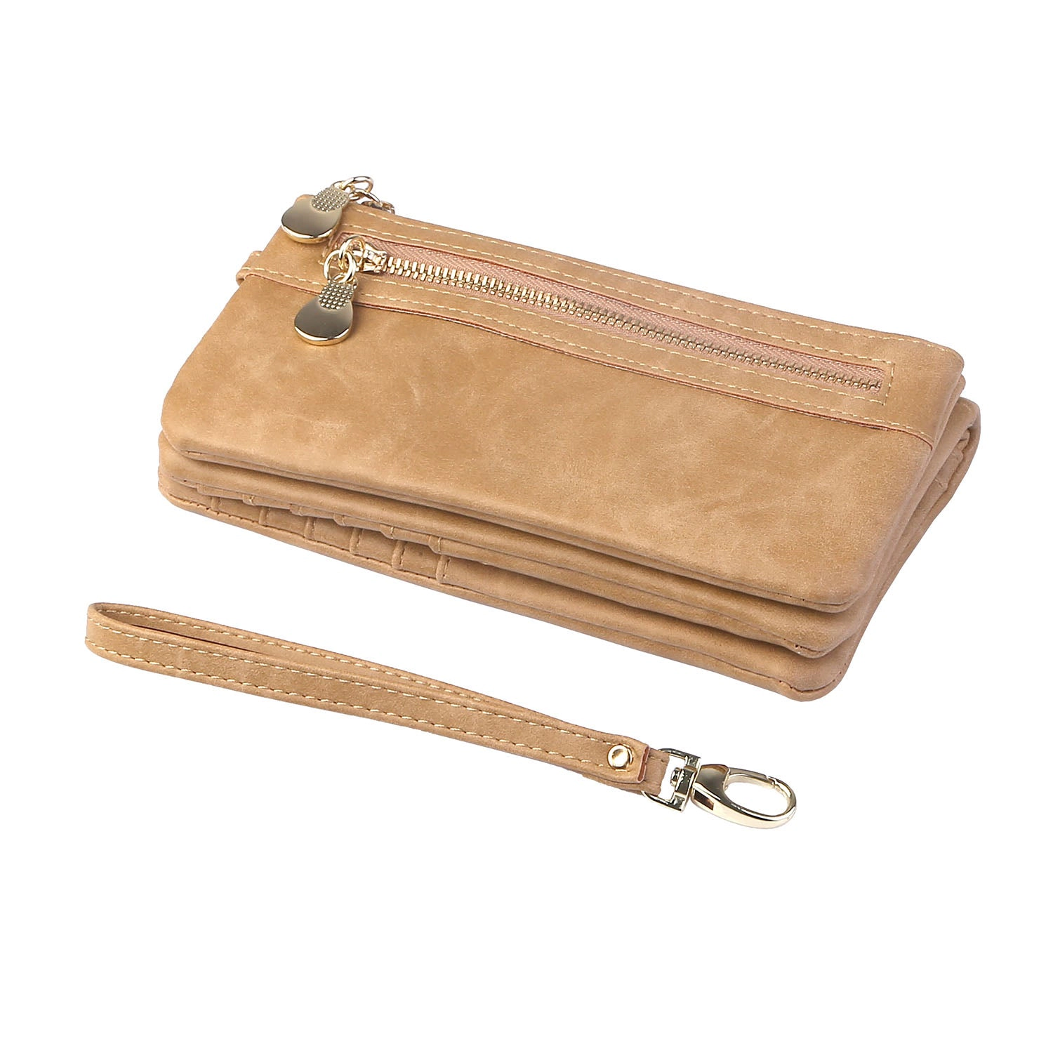 GBruno Leather Clutch Wallet With Phone Case