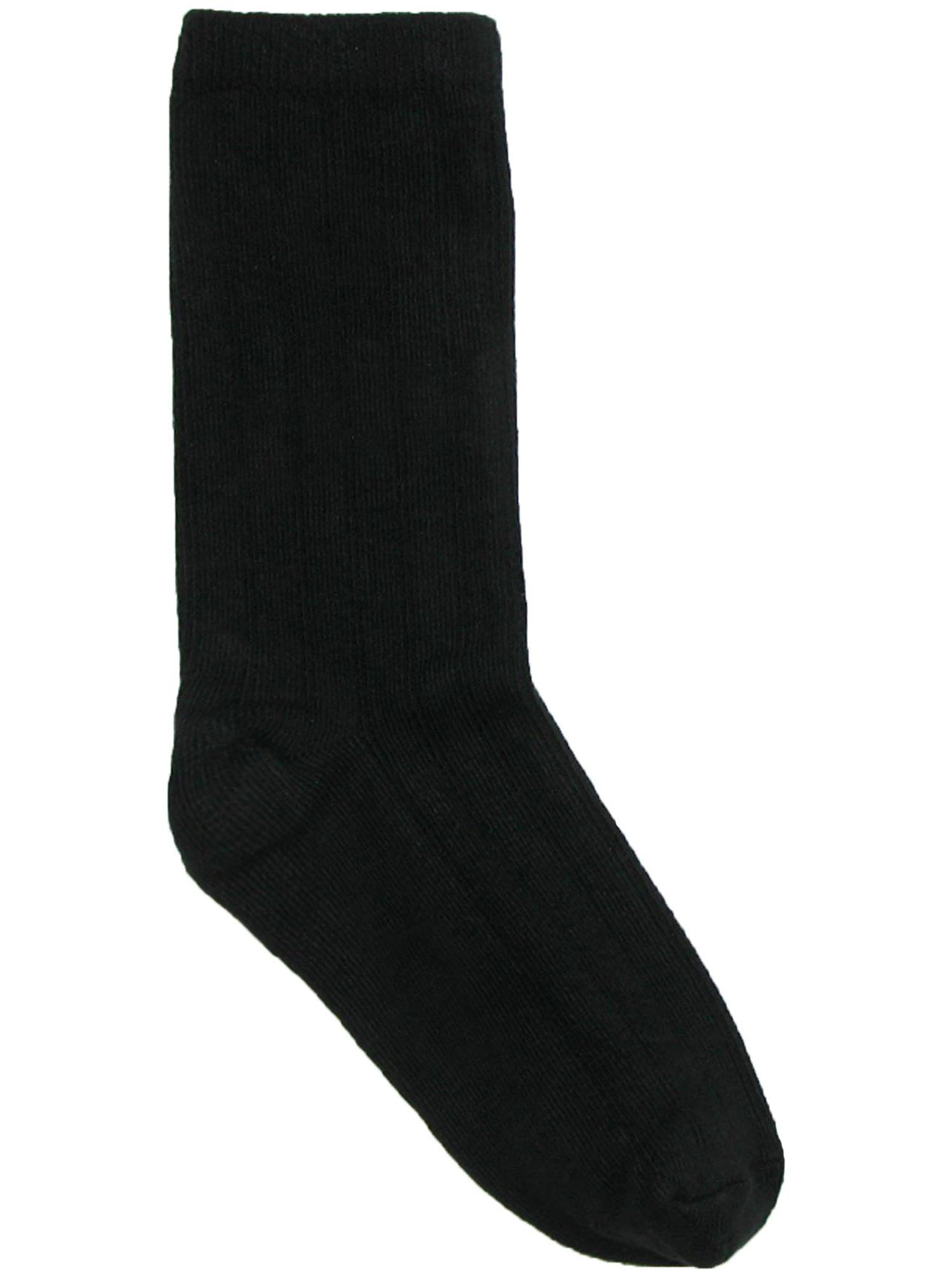 Jefferies Socks Kids' Cotton Ribbed Uniform Crew