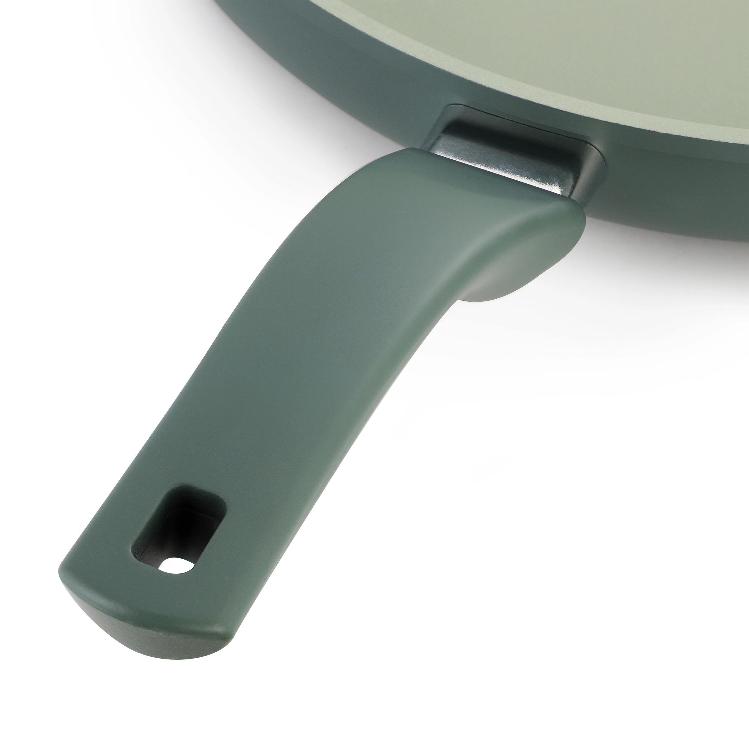 Oster Sutterville Choice 12 Inch Ceramic Nonstick Frying Pan in Evergreen