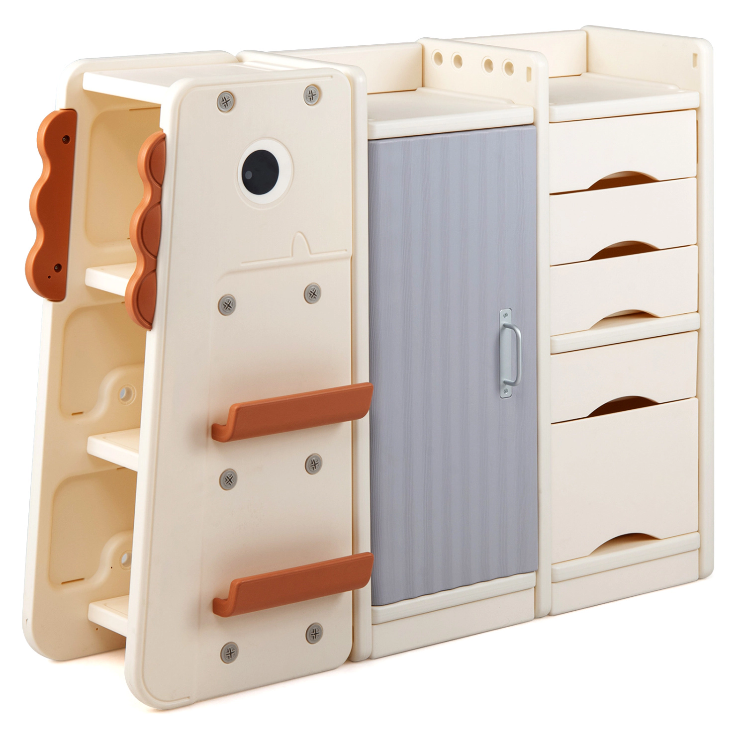 Hivvago Kids Toy Storage Organizer with Removable Bins