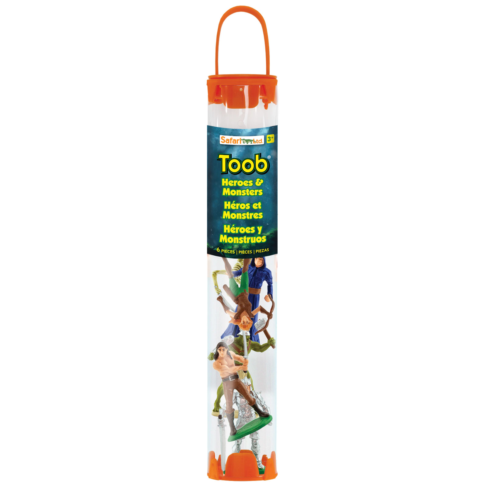 Safari Ltd. - Heroes & Monsters Designer Toob - contains 6 Mini Figurines
