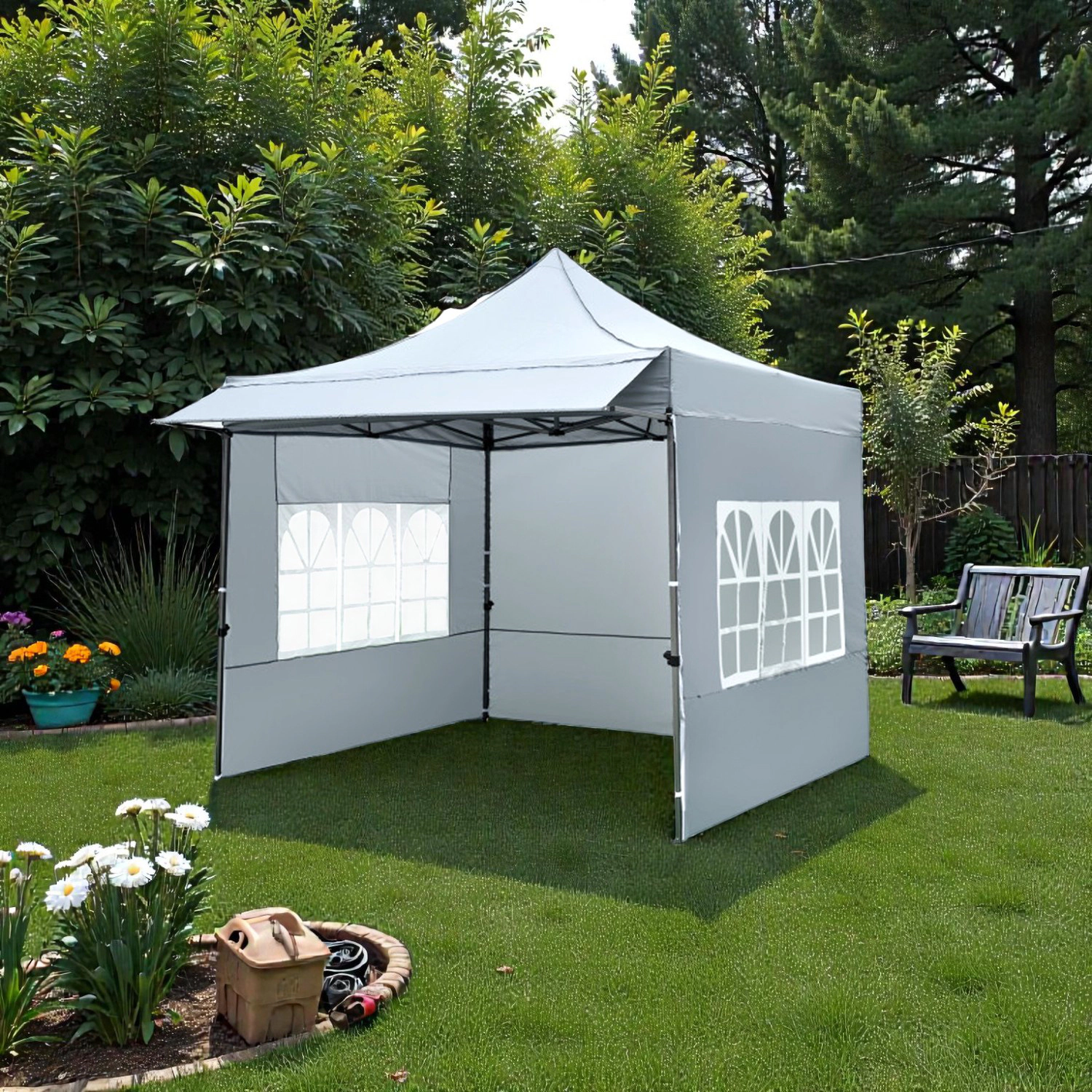 Hivvago Outdoor Canopy with Detachable Walls