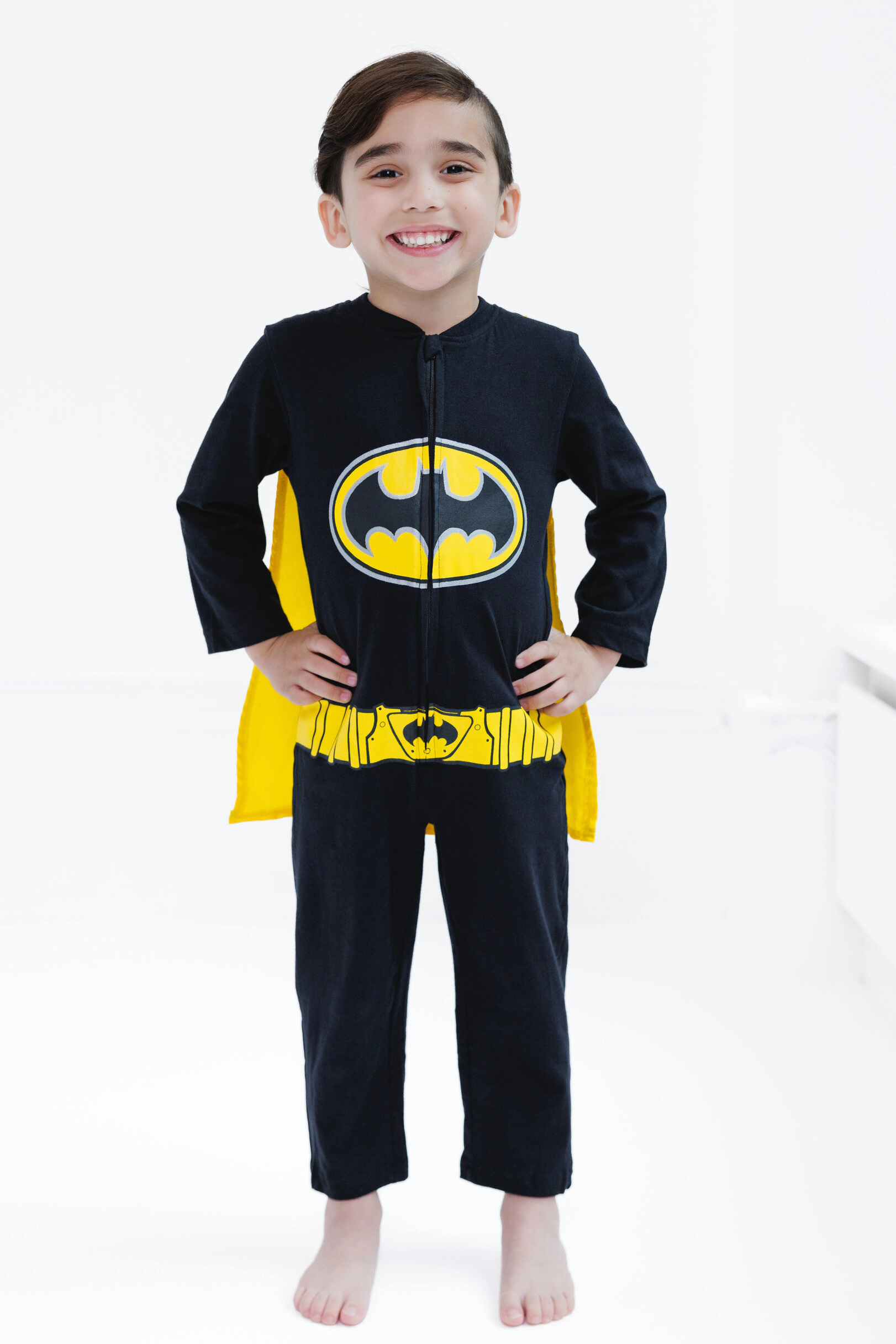 WARNER BROS Justice League Cosplay One Piece Coverall with Cape
