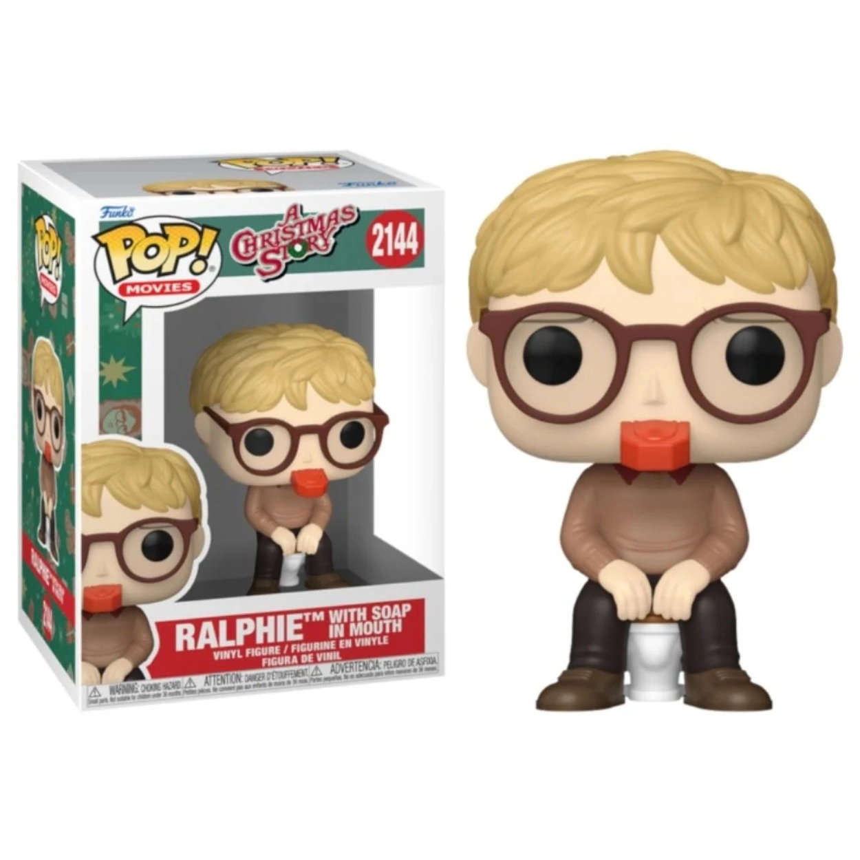 Funko Pop! A Christmas Story: Ralphie w Soap in Mouth #2144