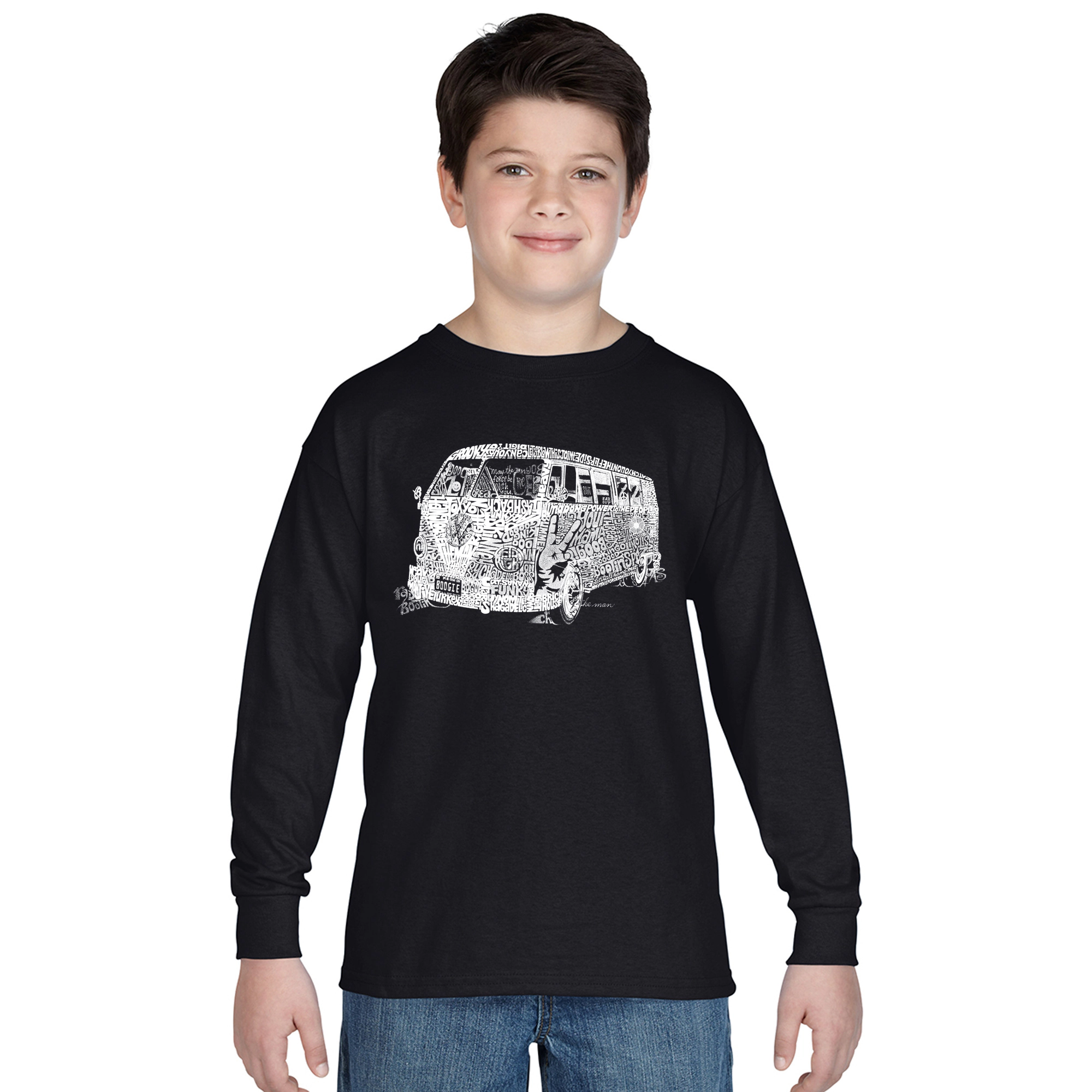 LA Pop Art Boys Long Sleeve T-Shirt