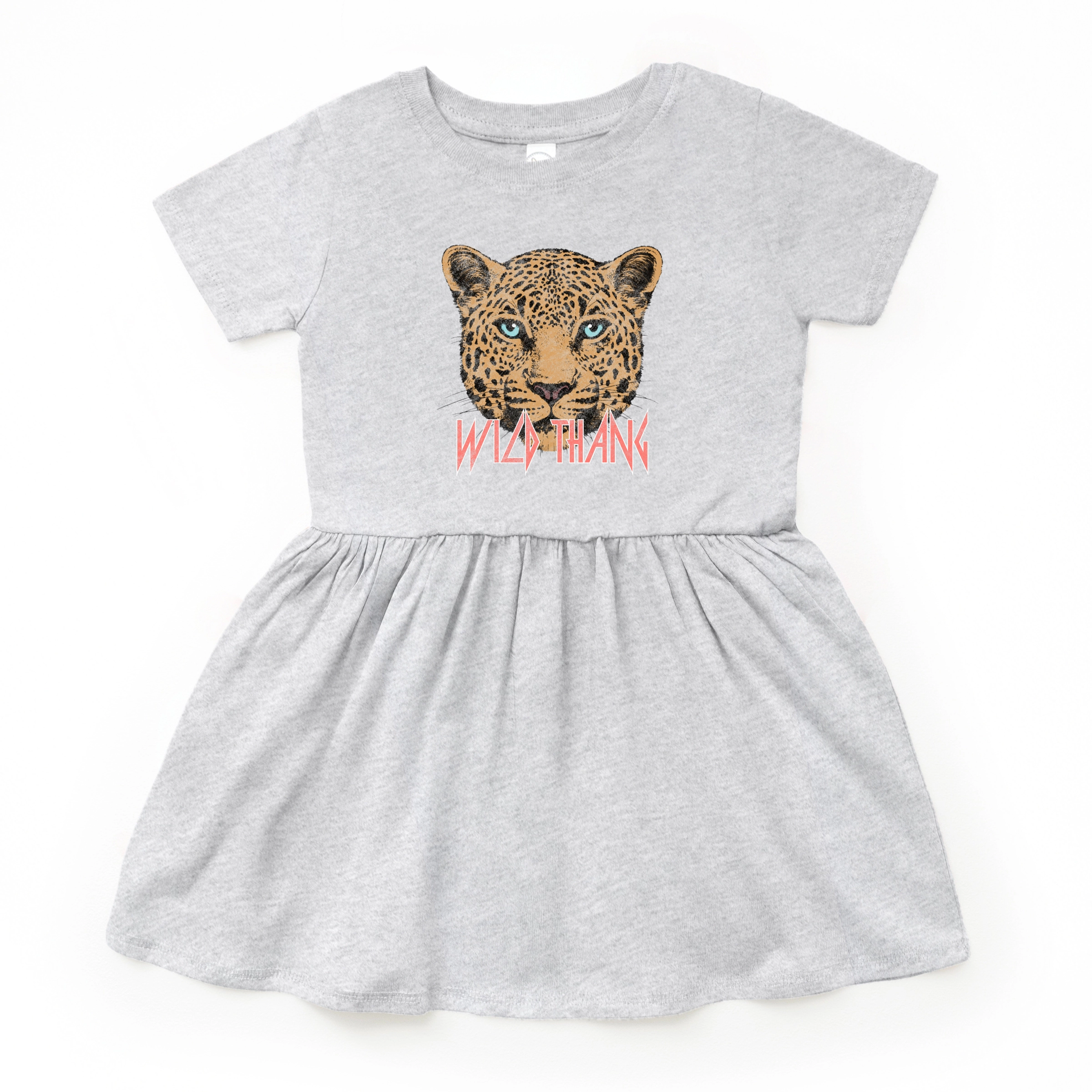 The Juniper Shop - Toddler Girl's Graphic Dress Wild Thang Cheetah