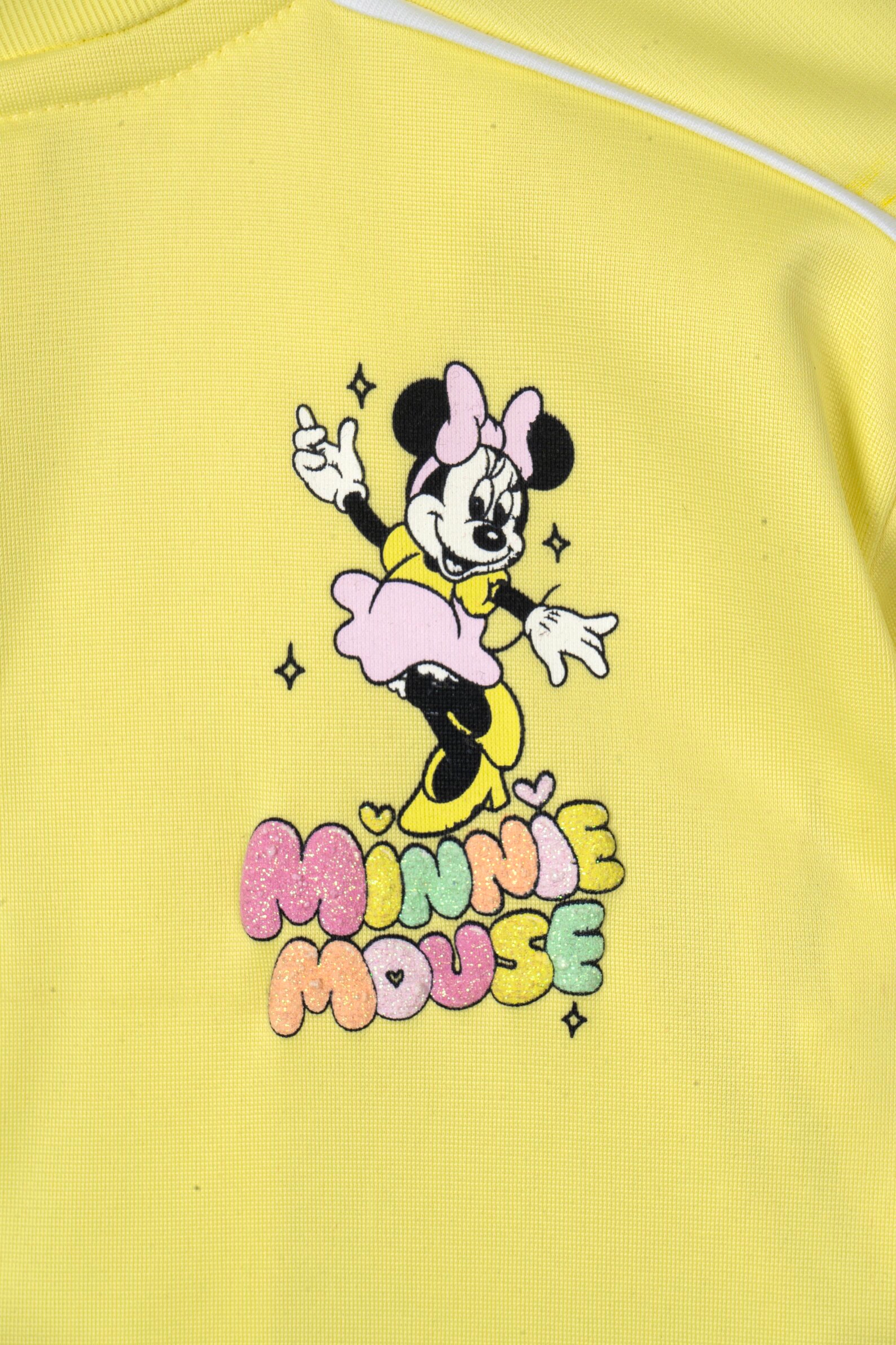 Disney Minnie Mouse Girls' Athletic Zip-Up Jacket and Pants Set