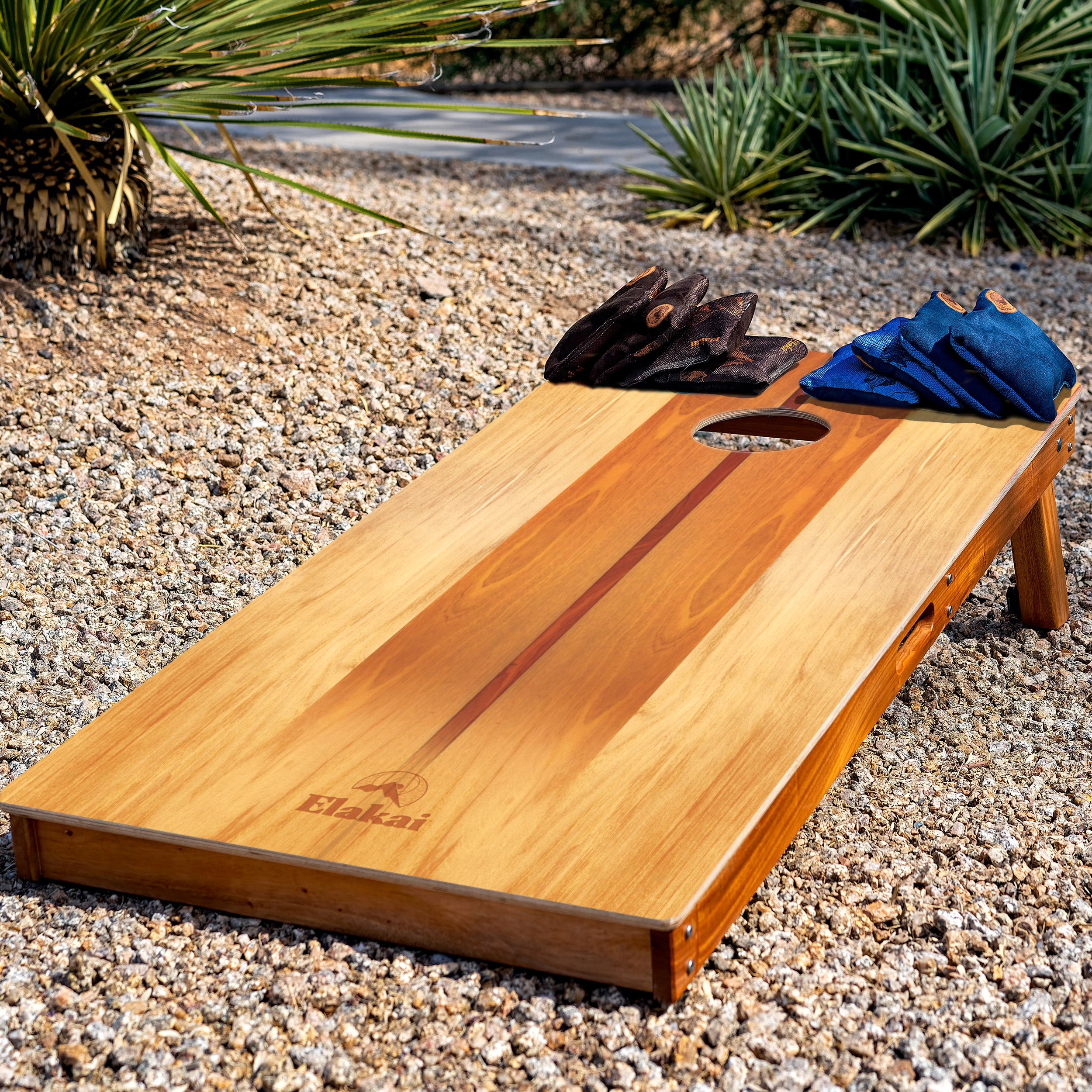 Elakai Woody Mahogany Pathfinder Cornhole Boards