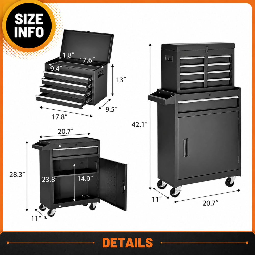ELEMENT ACE Vertical Steel Tool Storage Cabinet