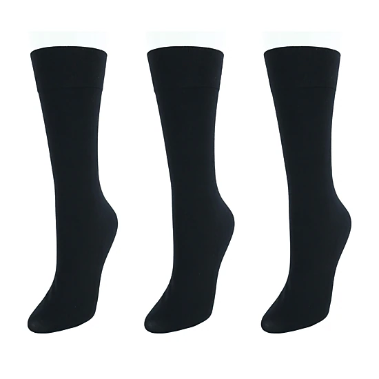 Gold Toe Women's Pima Cotton Blend Trouser Socks (3 Pair Pack)