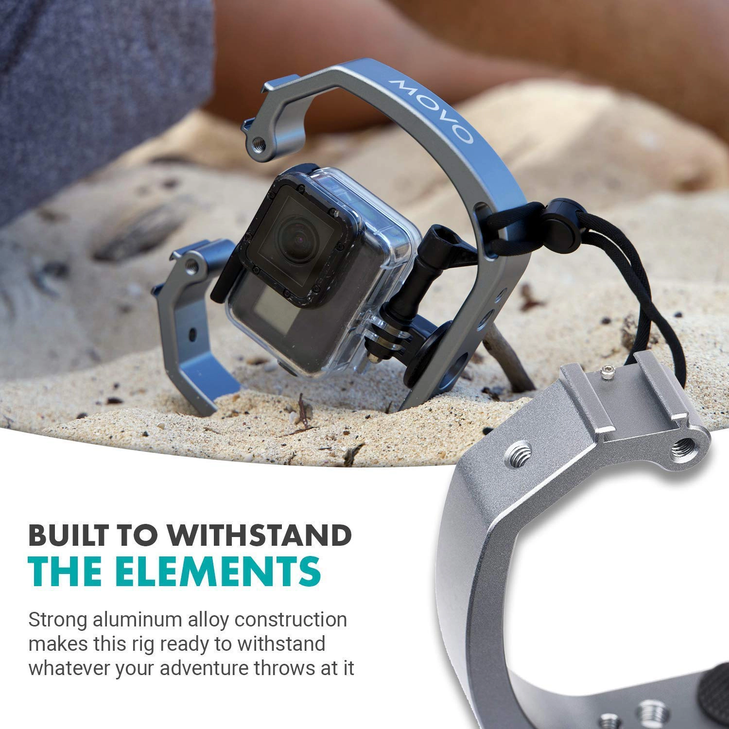 Movo GB-U70Y Underwater Diving Rig - Works with GoPro Waterproof Action Cam