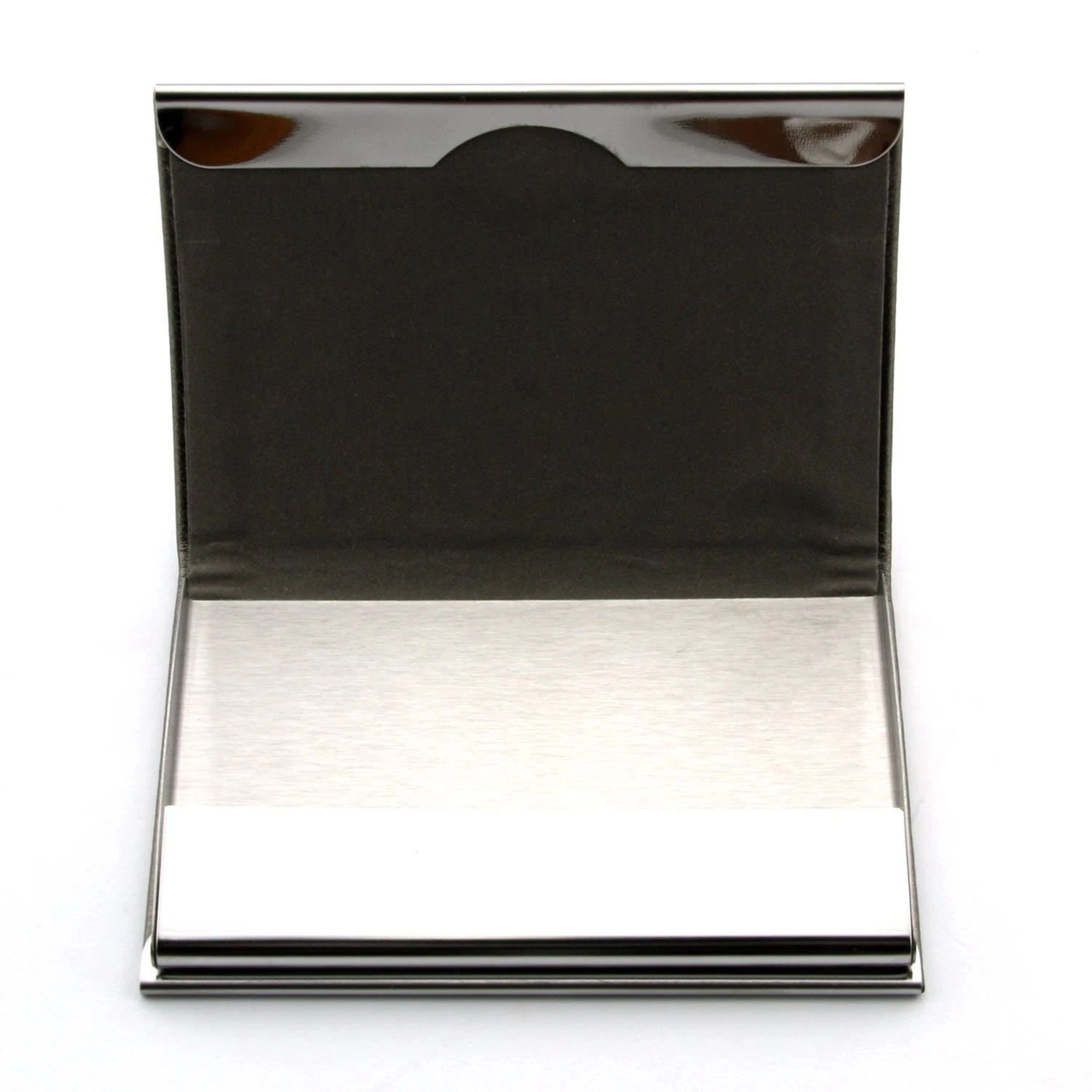 Home Collection PU Leather Metal Business Card Holder Slim Wallet for Credit & ID Cards