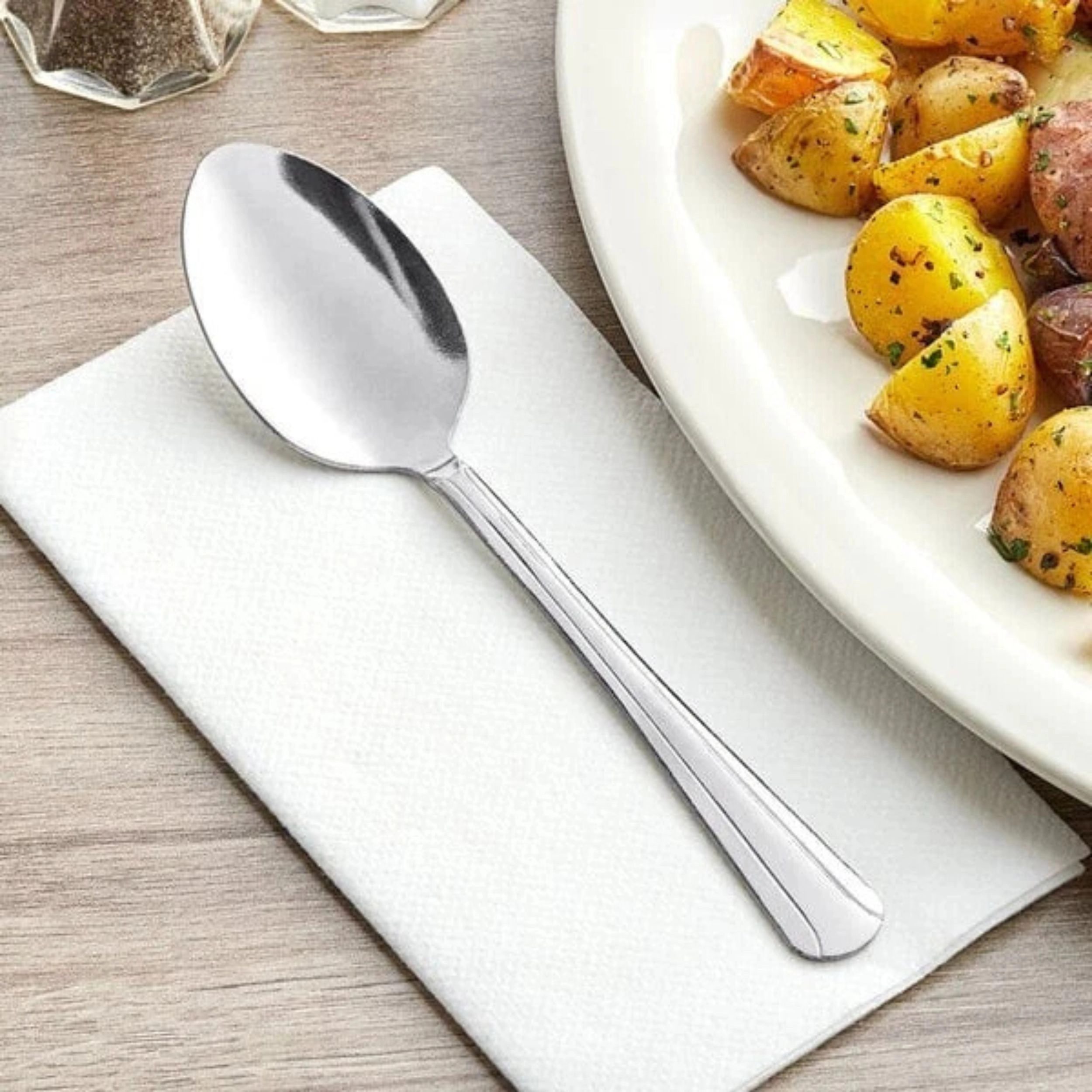 Home Collection Pack of 6 Stainless Steel Dinner Tablespoons 7 5/8-Inch