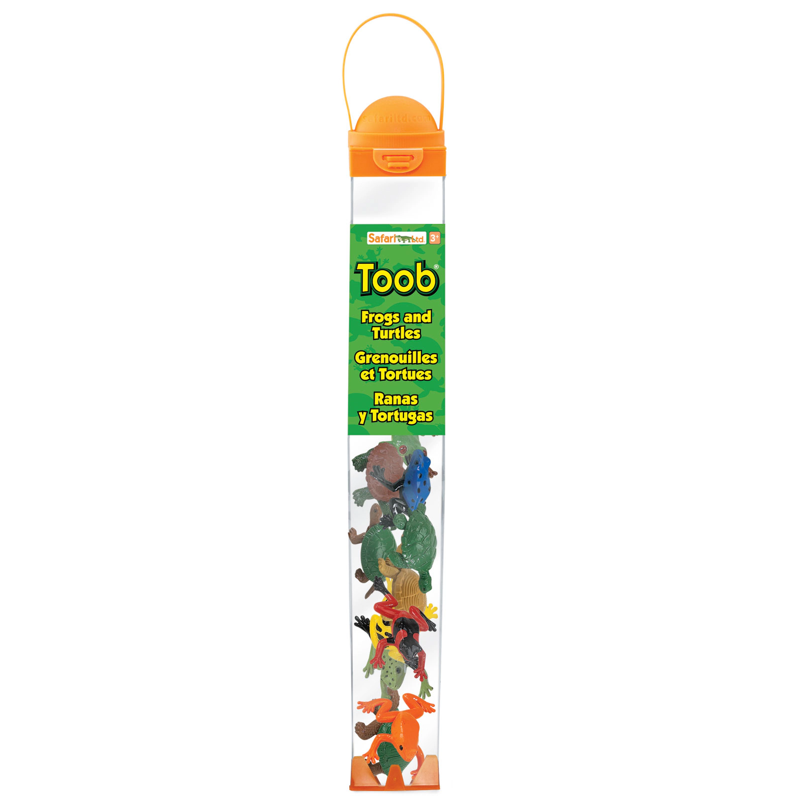 Safari Ltd. - Frog & Turtles TOOB - contains 12 Mini Figurines