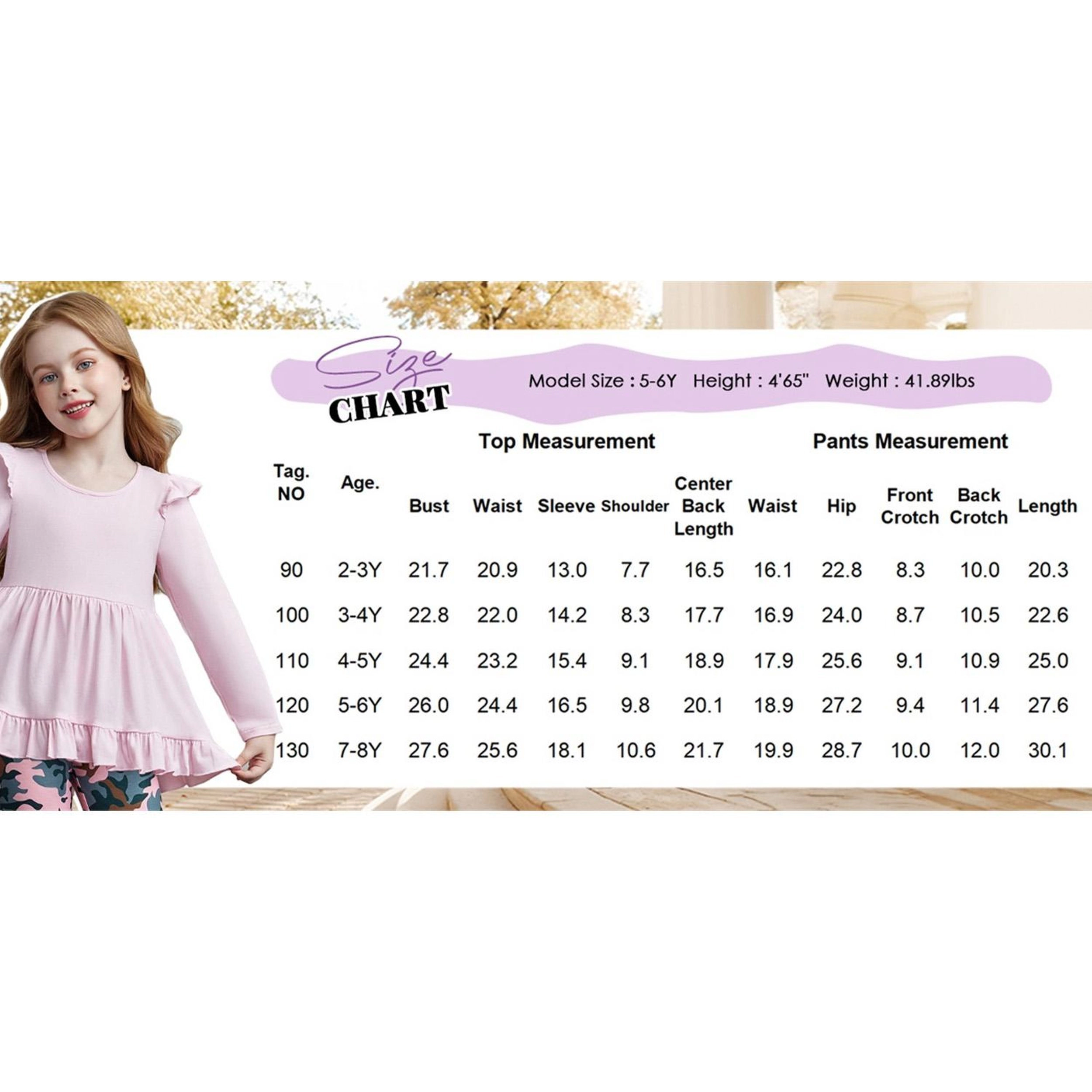 Arshiner Toddler Girl Clothes Long Sleeve Pullover Tops And Leggings Fall Winter Outfit Set