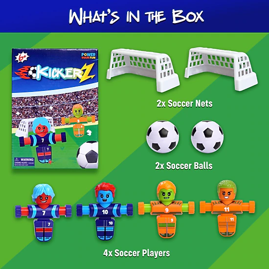 Power Your Fun KickerZ Soccer Fidgets Game Set